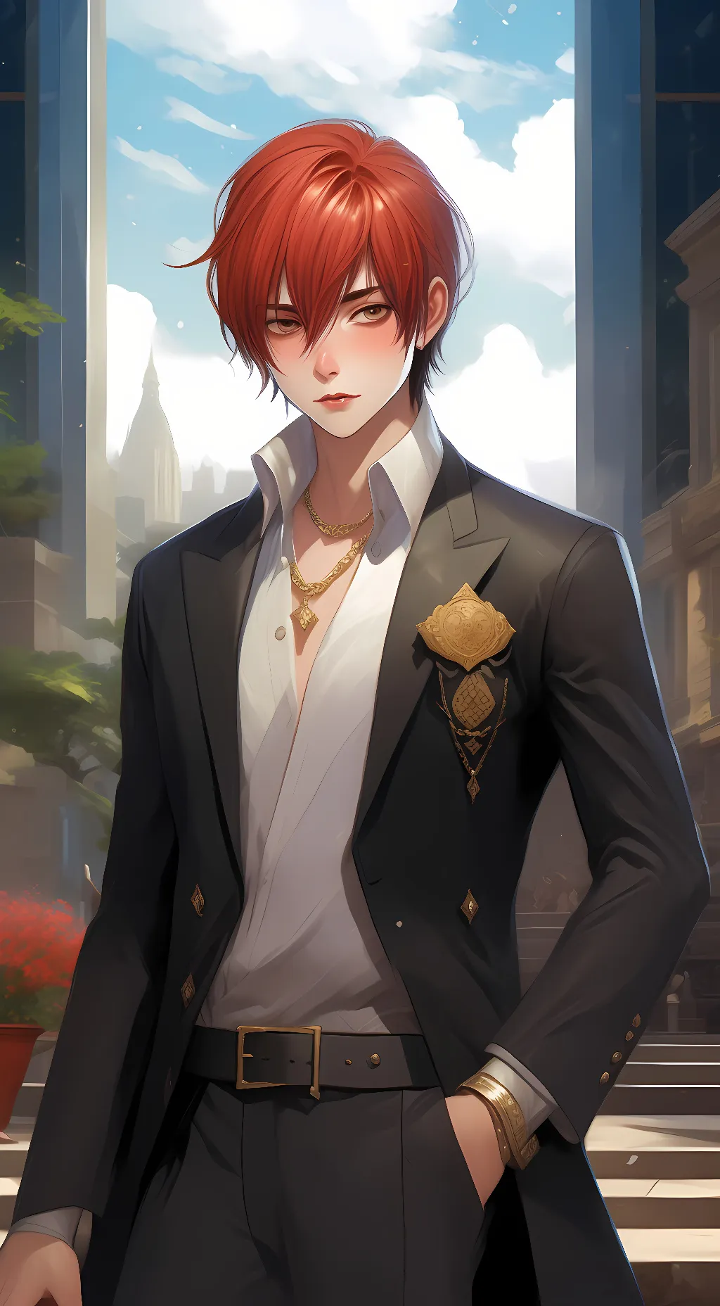 ai character: shoto  background