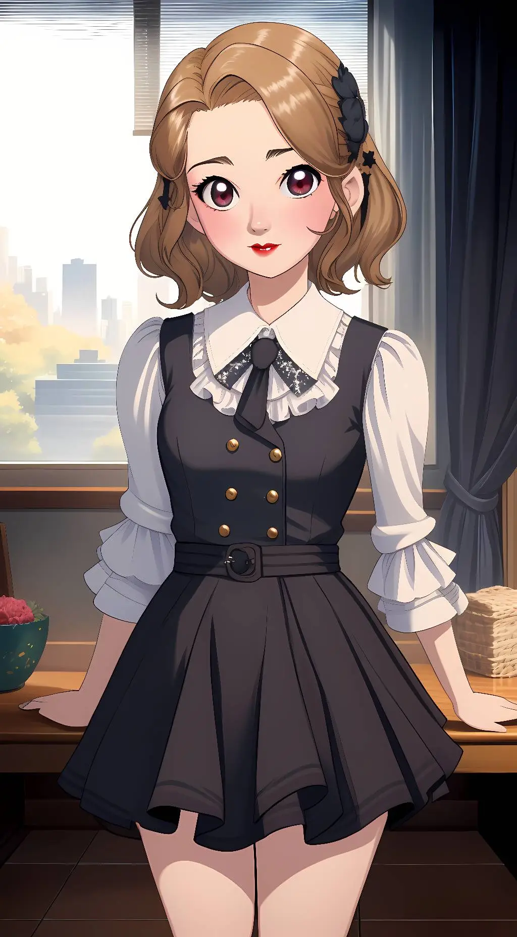 ai character: Anne frank background
