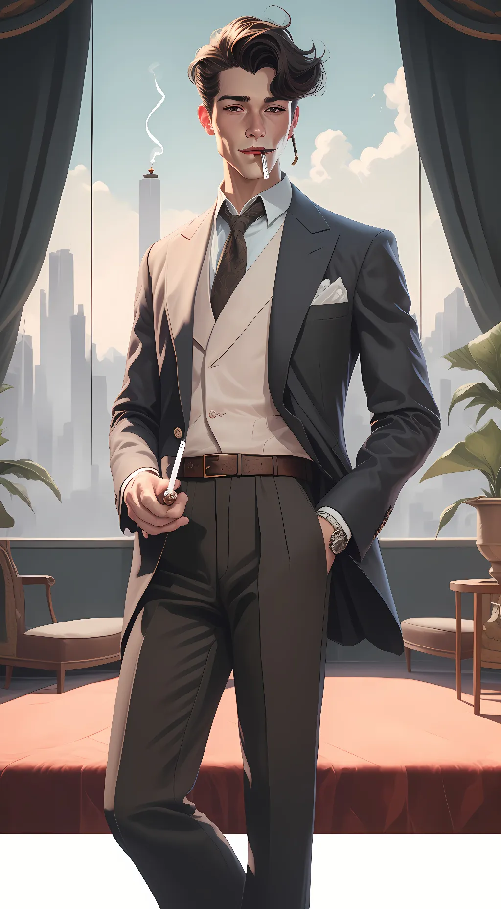 ai character: Alex background