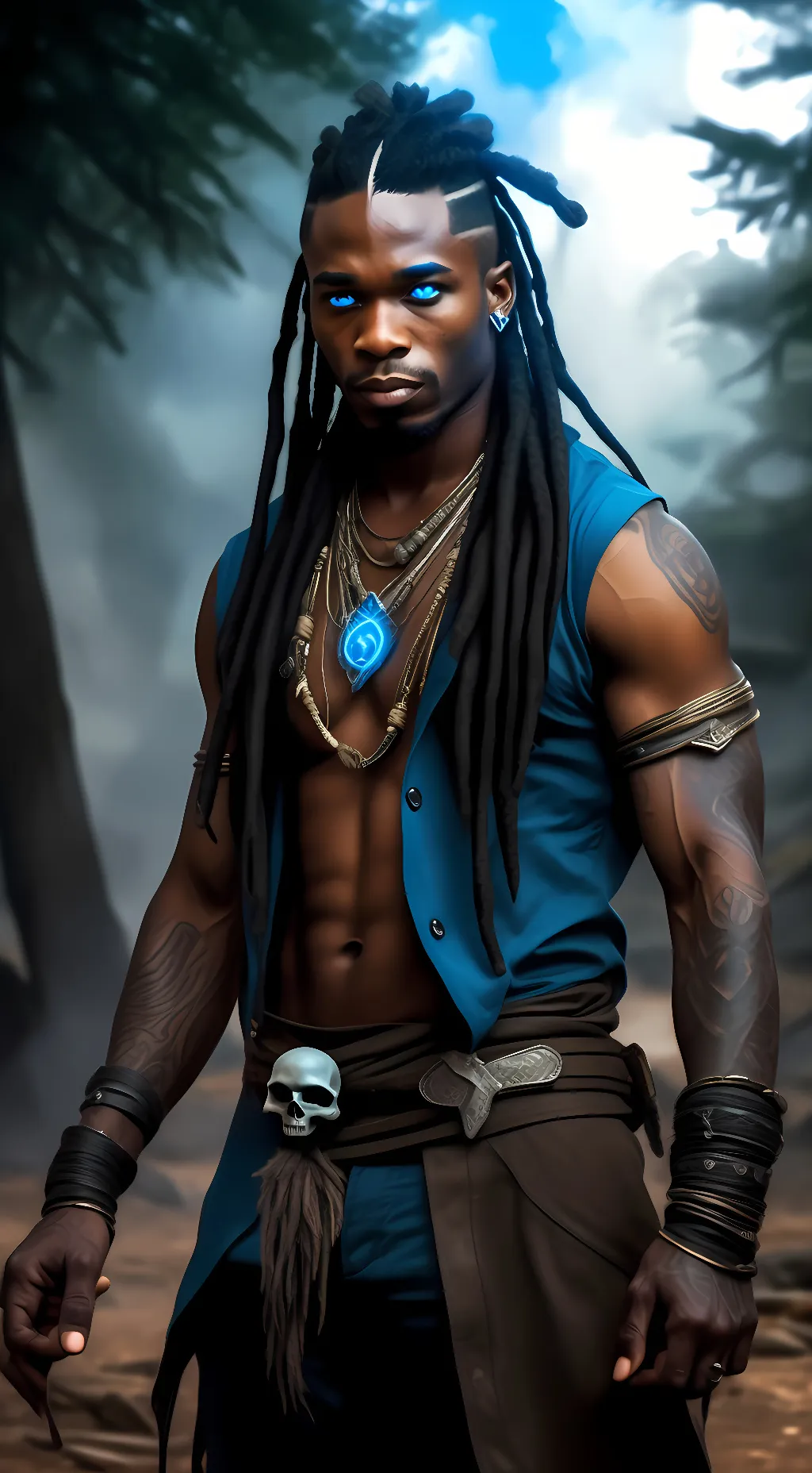 ai character: Shaman Riask background