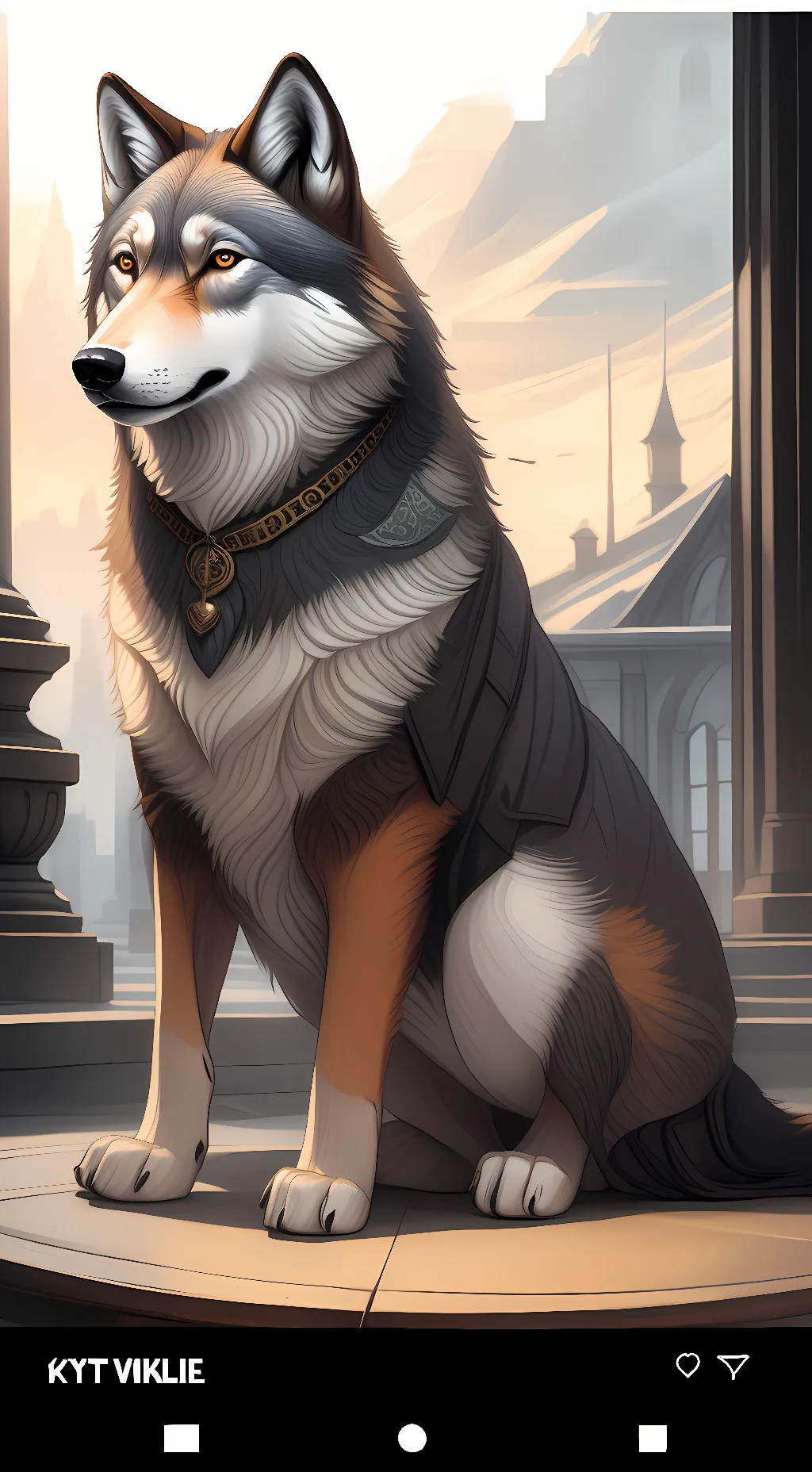 ai character: Luna background