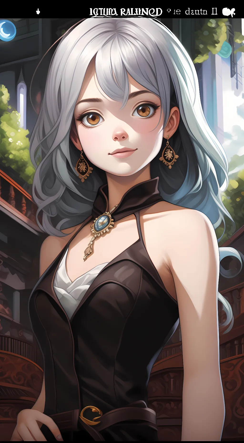 ai character: snowflake  background