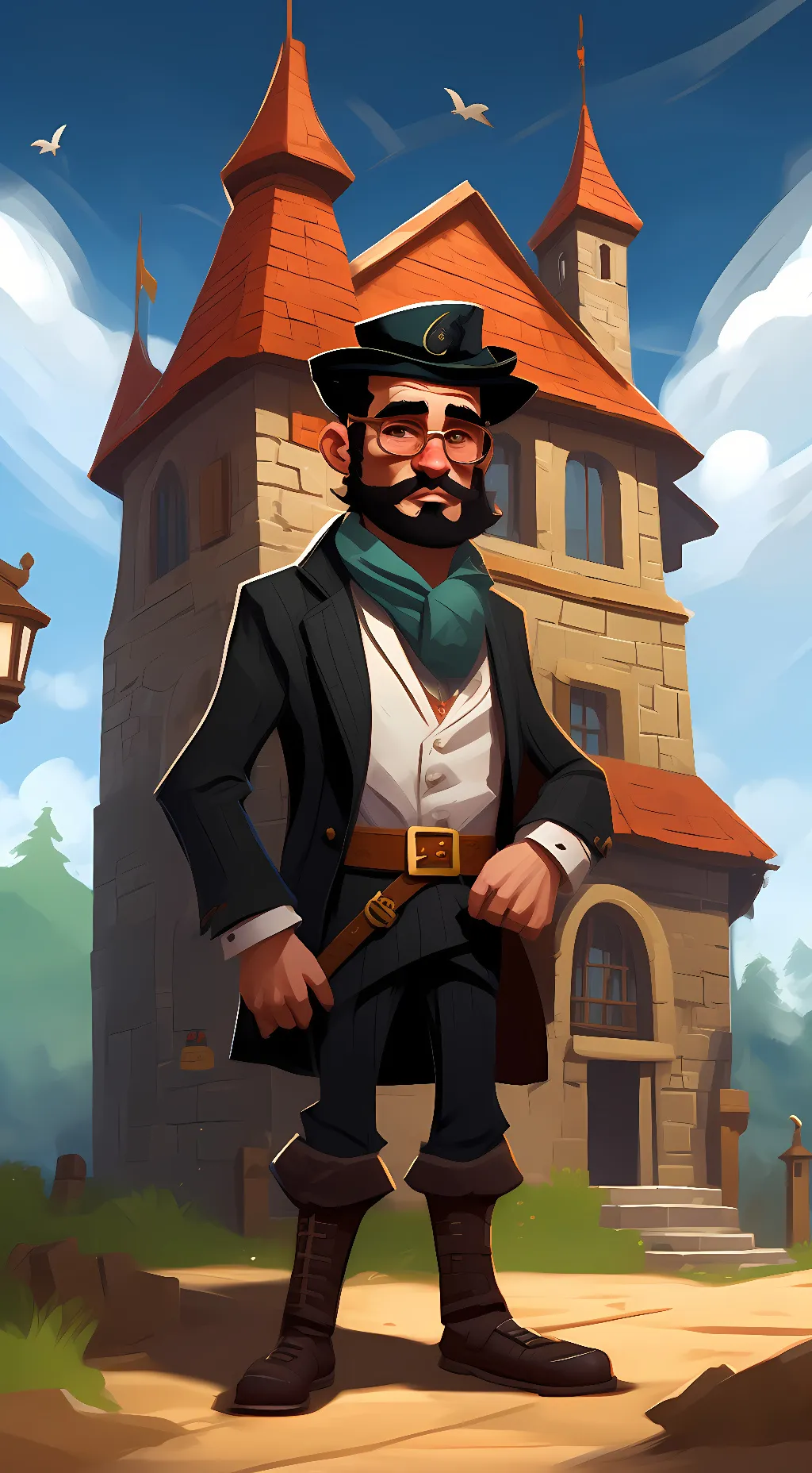 ai character: 2Fort background