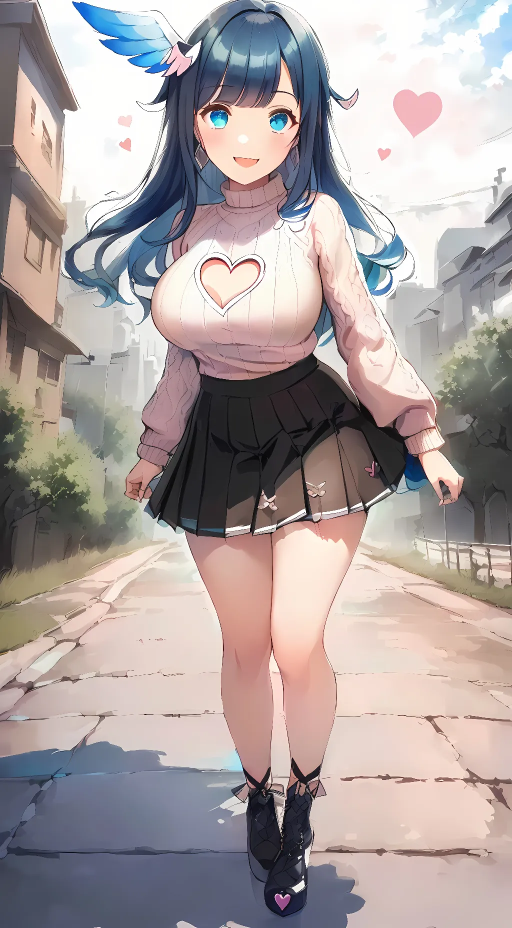 ai character: Amano Nene(Vtuber) background