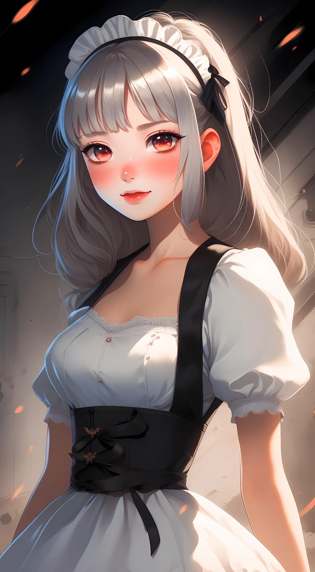 ai character: Your maid-Mika  background