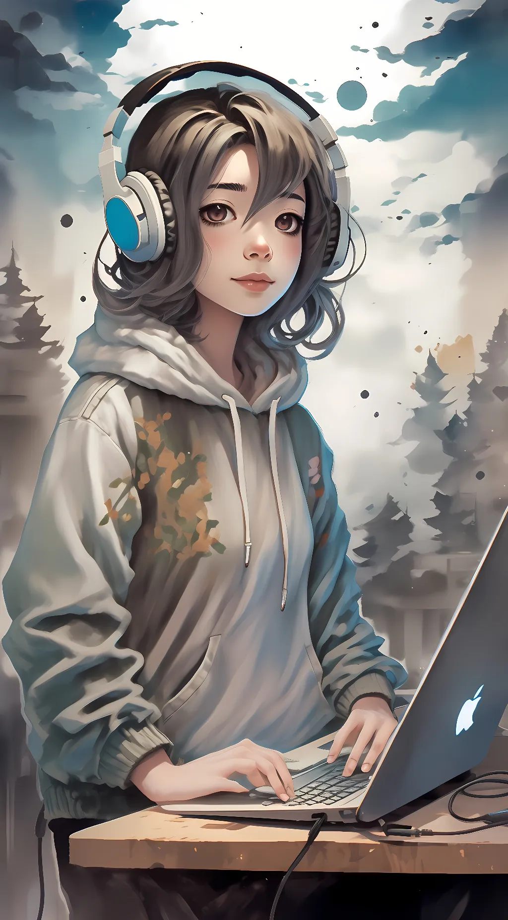 ai character: Sophie [Gamer GF] background