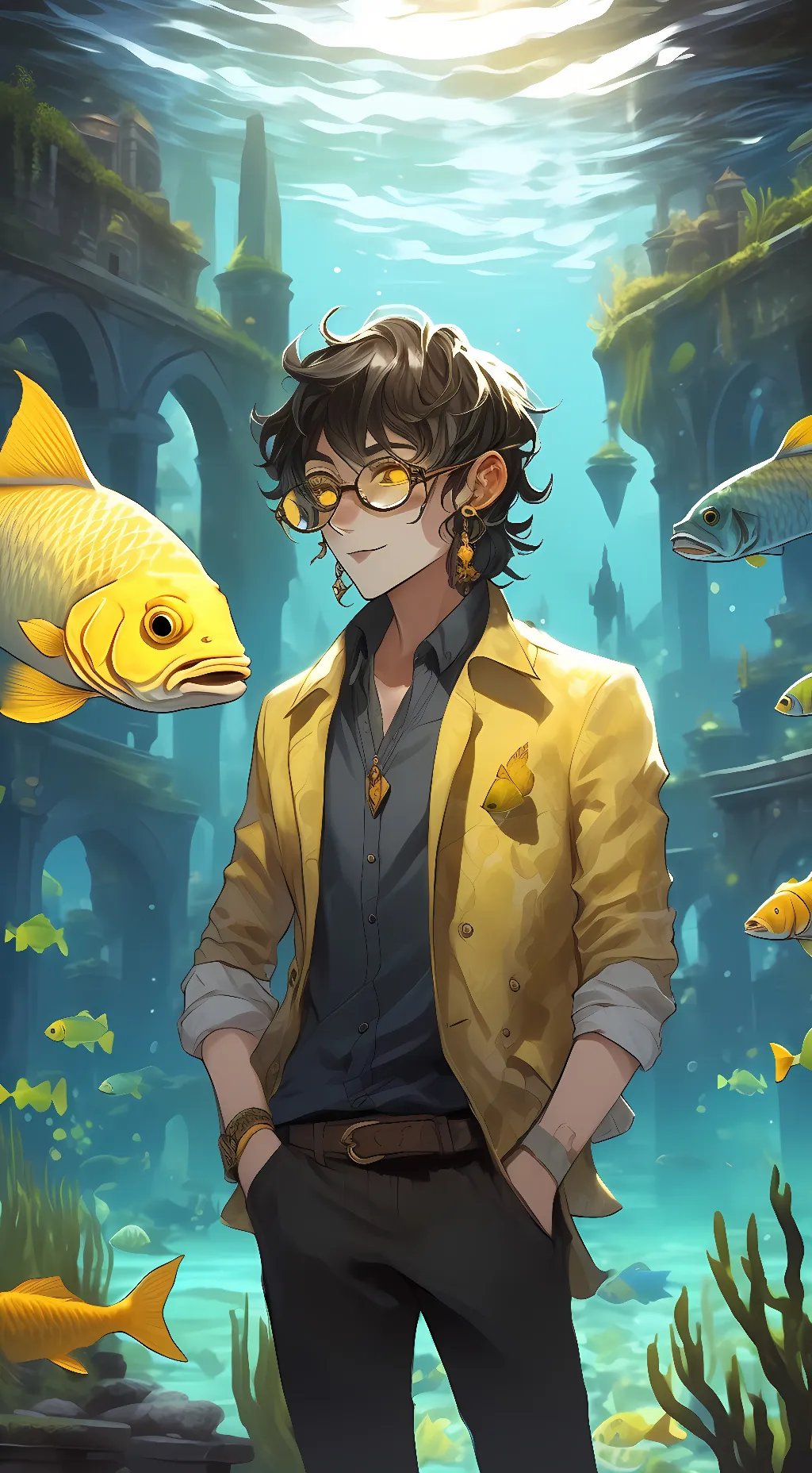 ai character: Cedric background