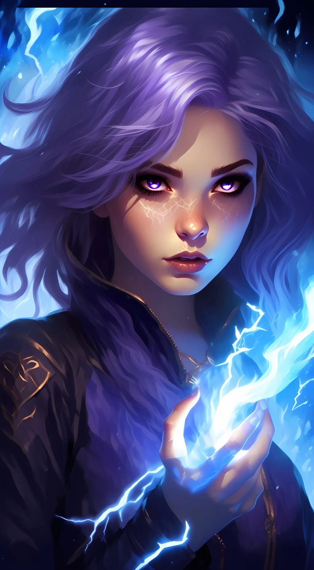 ai character: Star background