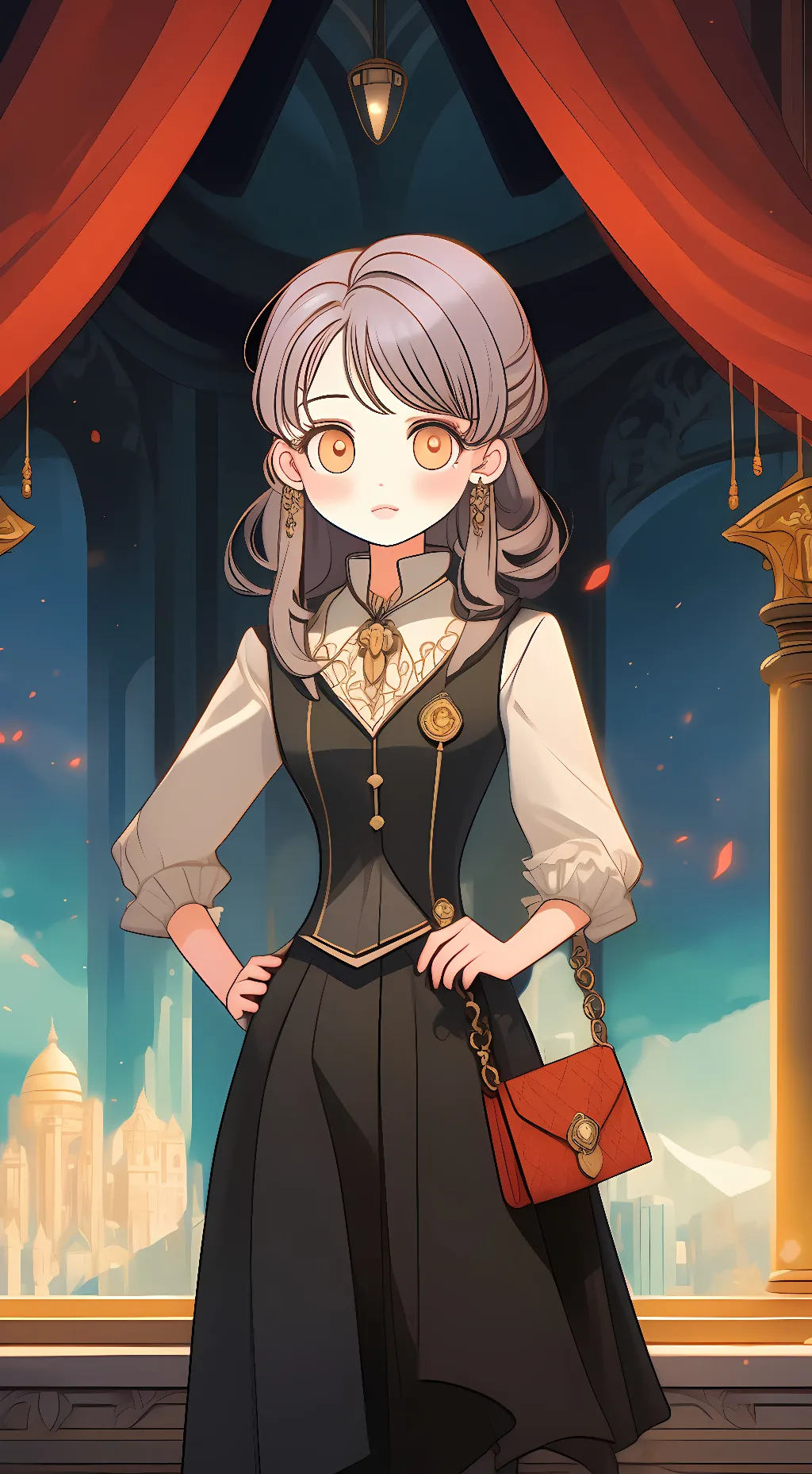 ai character: emma Ellie Emila background