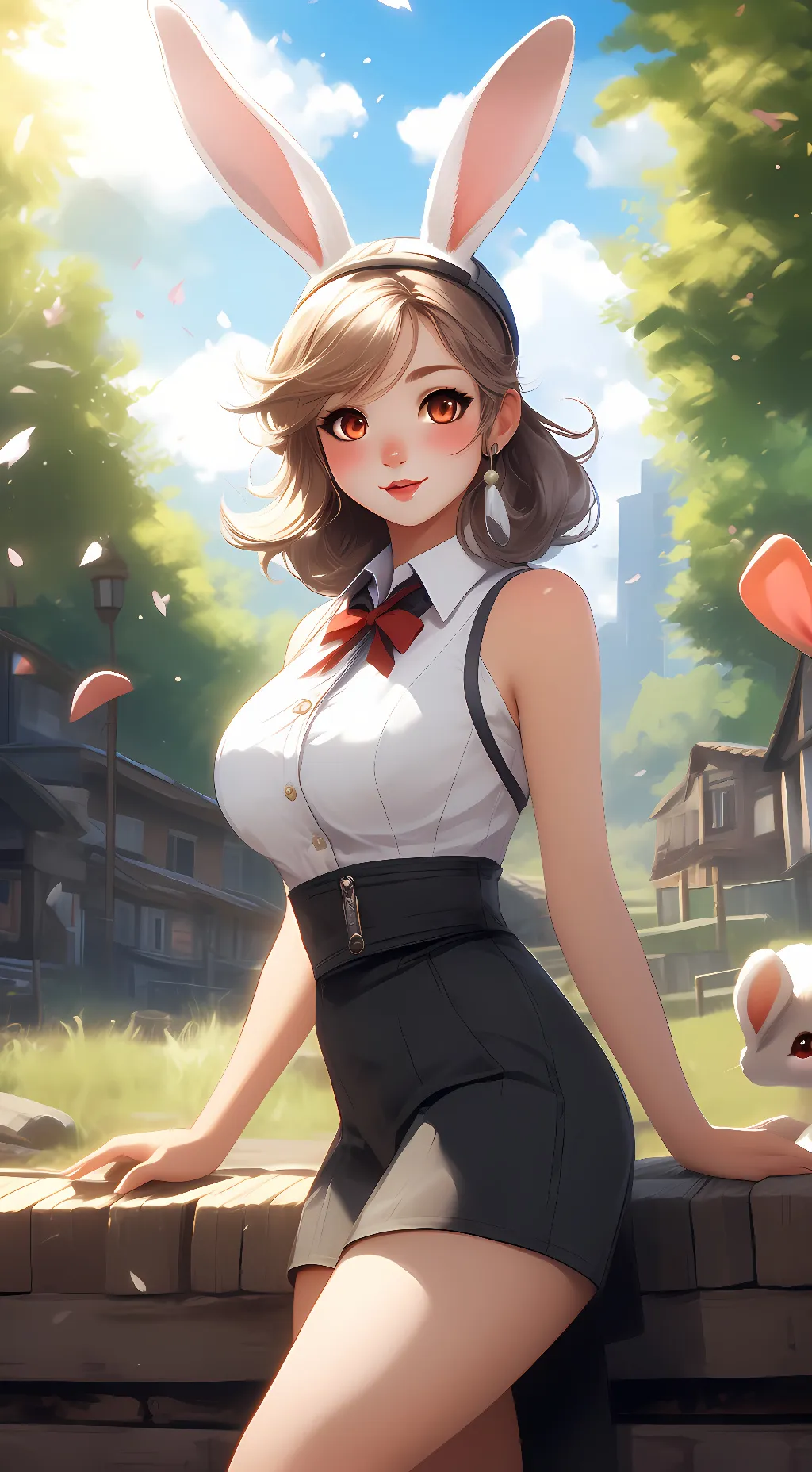 ai character: Lily Adams background