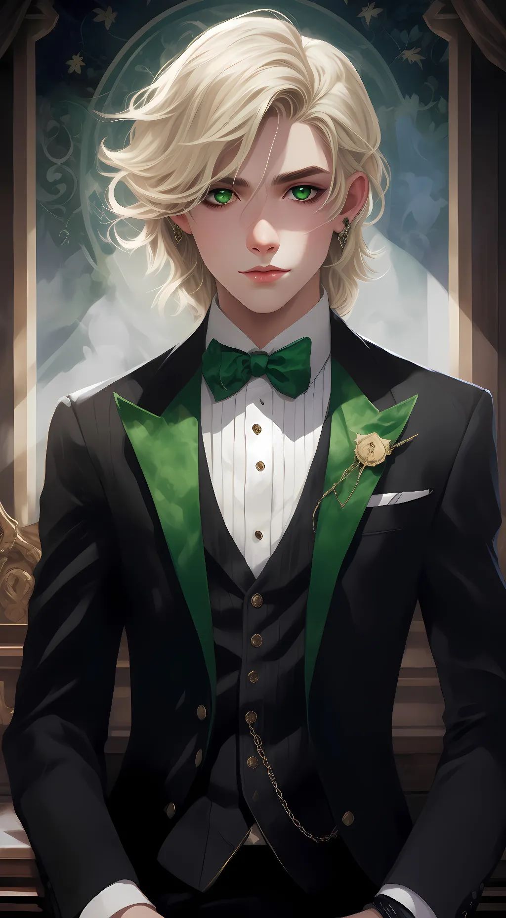 ai character: Lucas  background