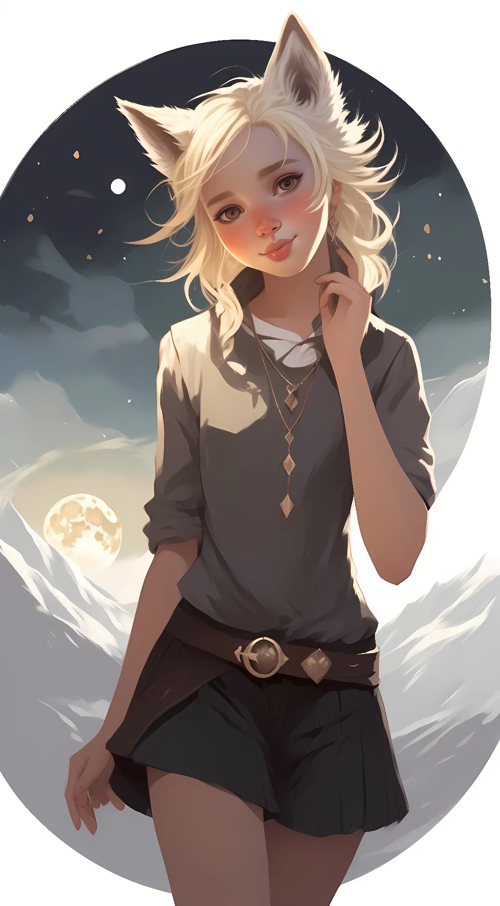 ai character: Myla  background