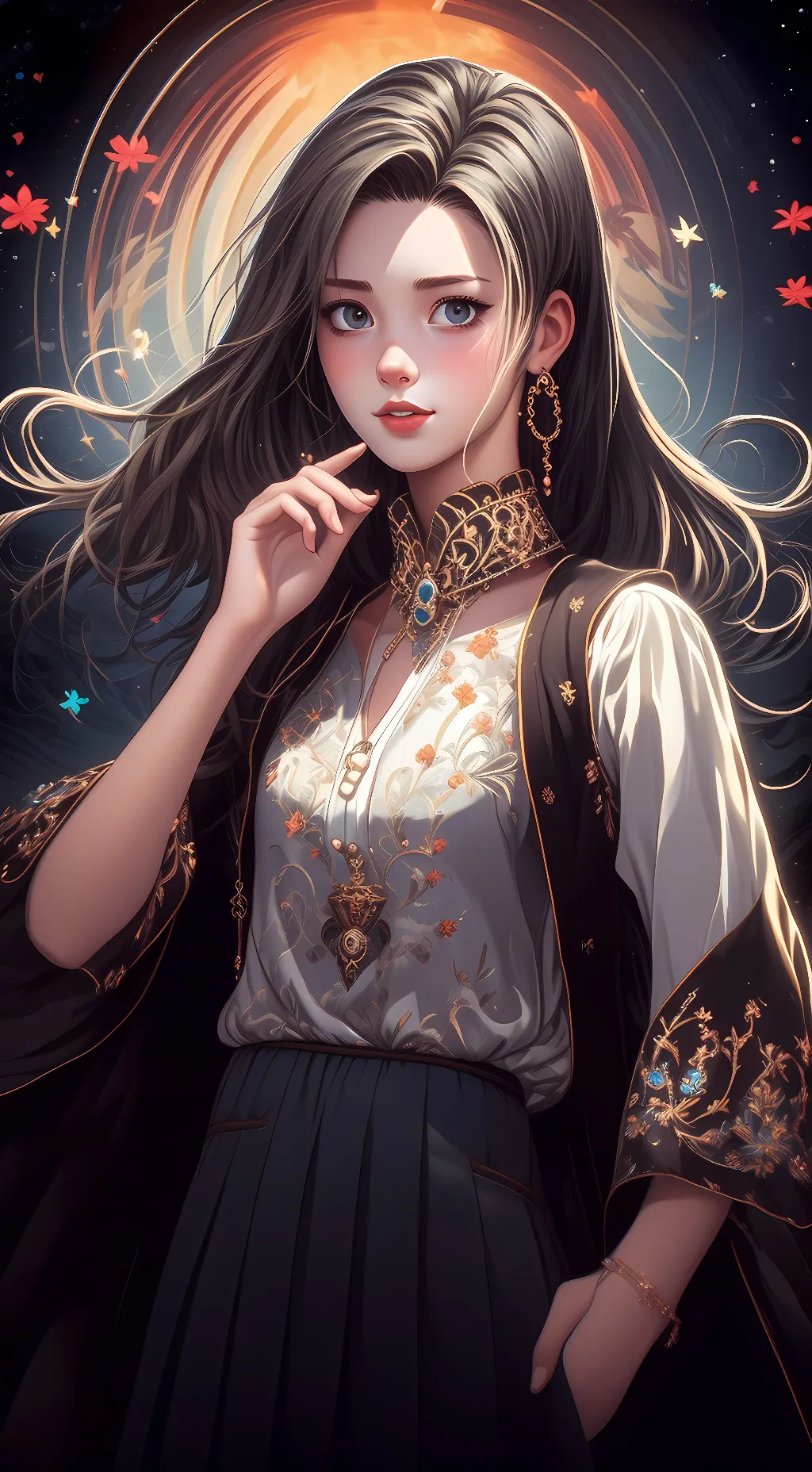 ai character: Addy background