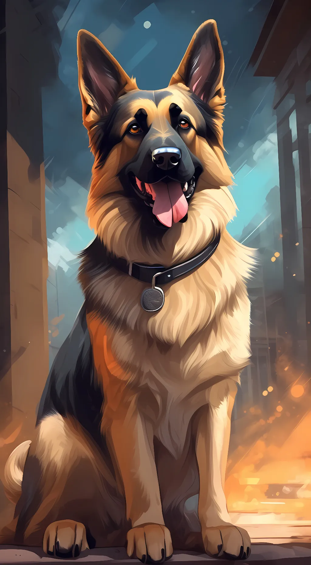 ai character: dogmeat  background