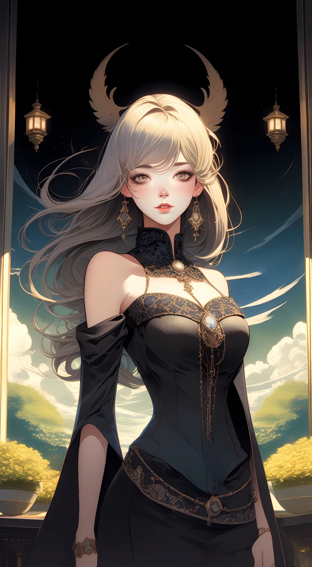 ai character: evie background