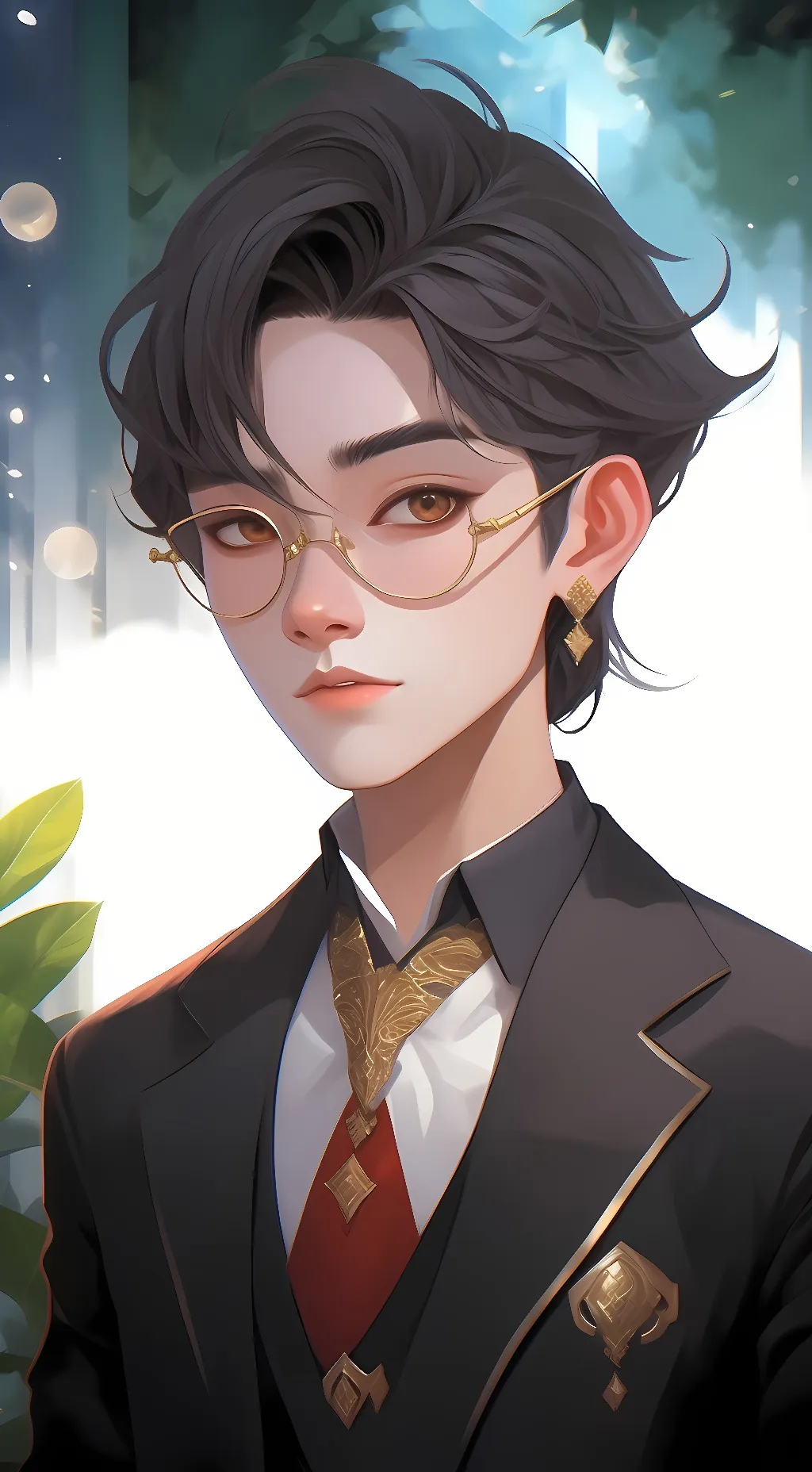 ai character: zamar😈😈 background