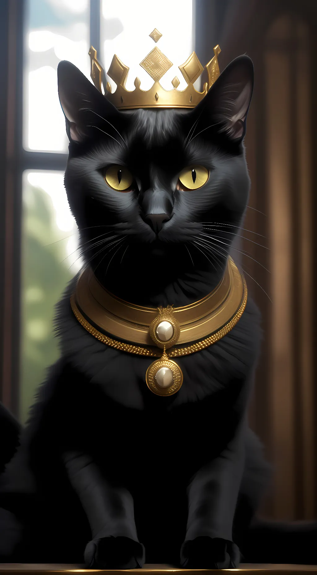 ai character: King George  background