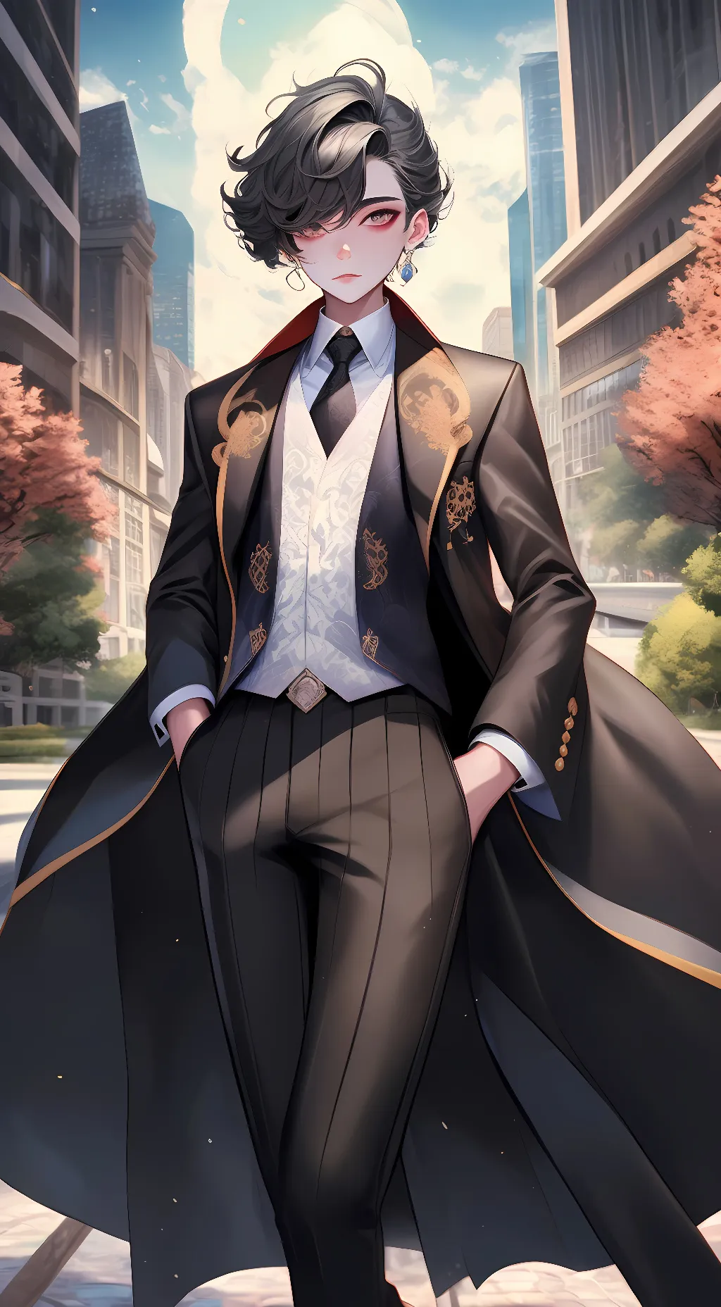 ai character: Mha background