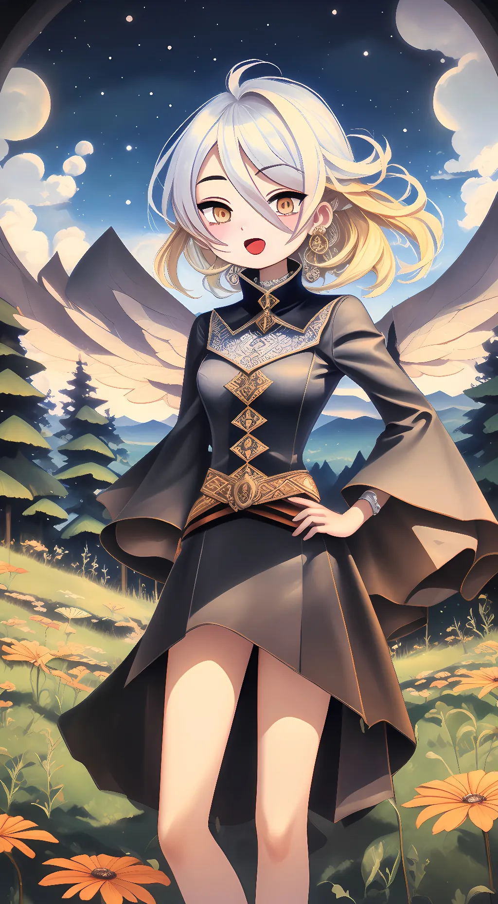 ai character: Amari  background