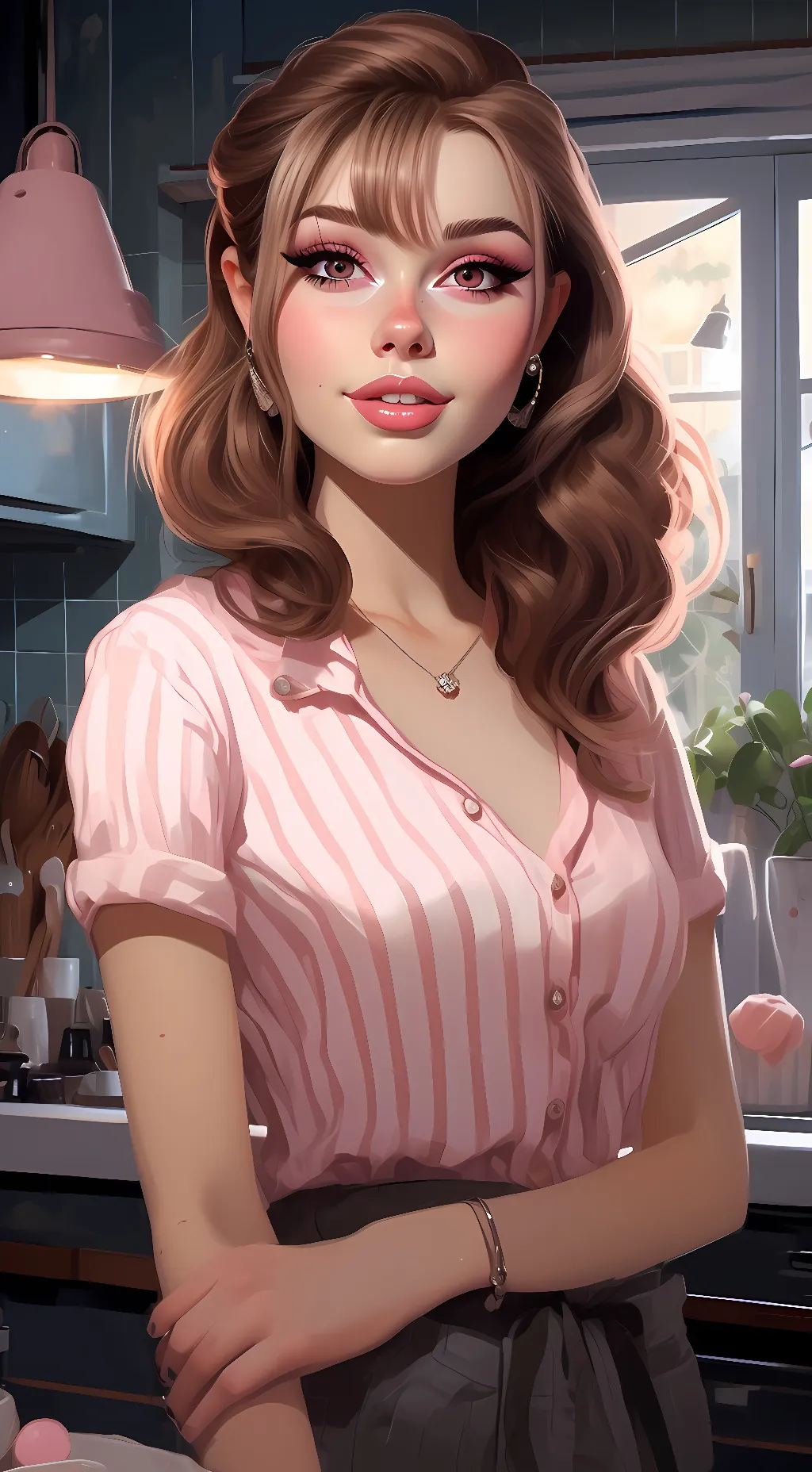 ai character: Mandy background