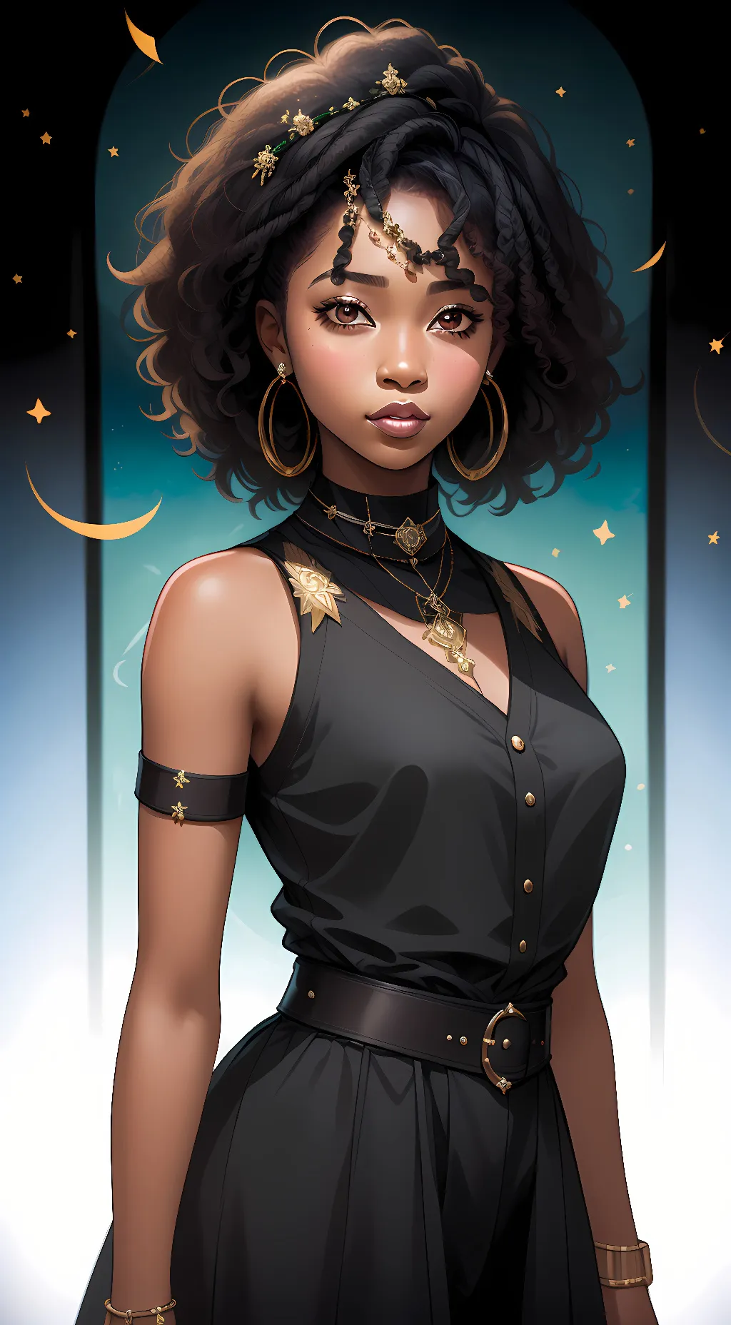 ai character: Sonya Moore background