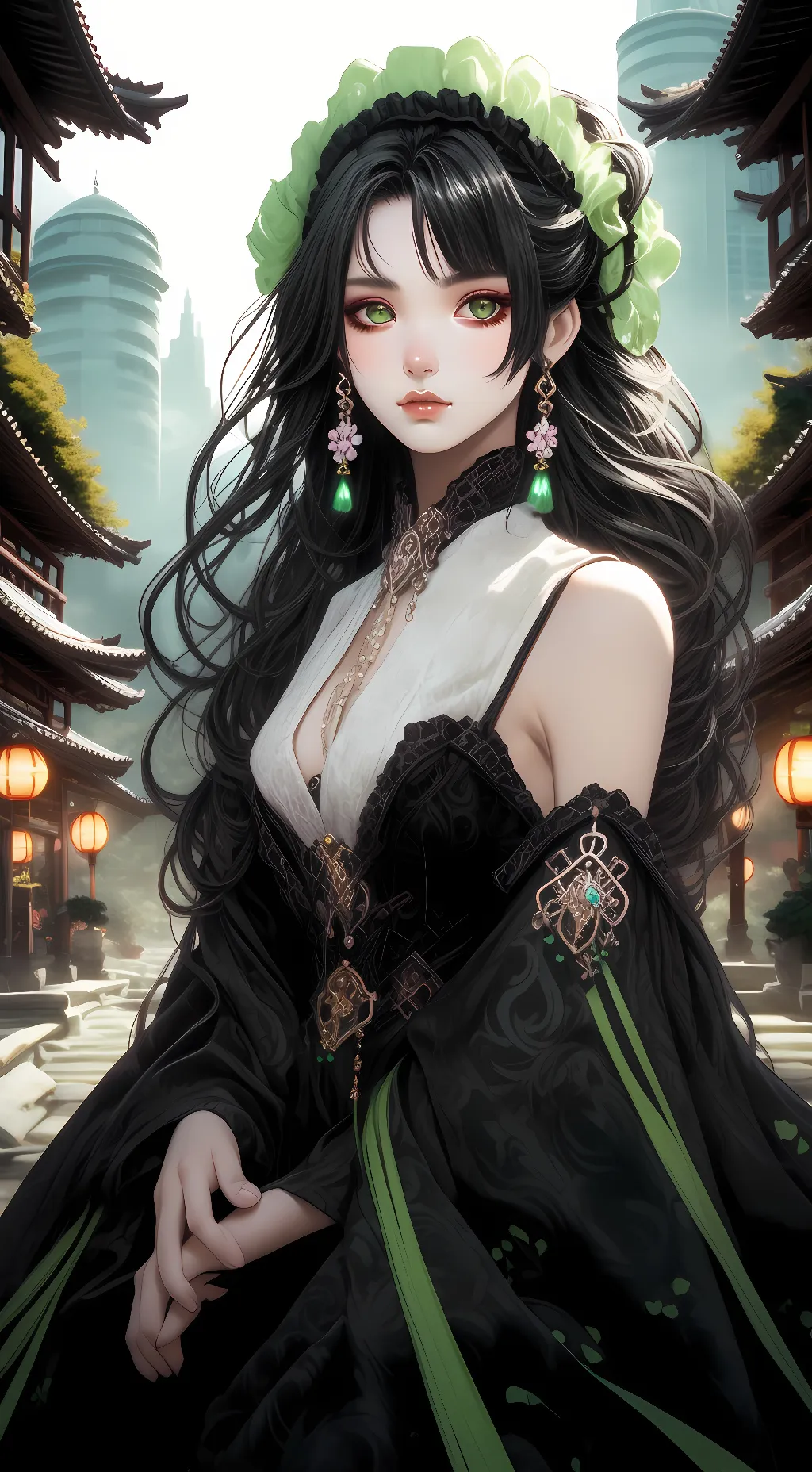 ai character: Ayumi Gray background