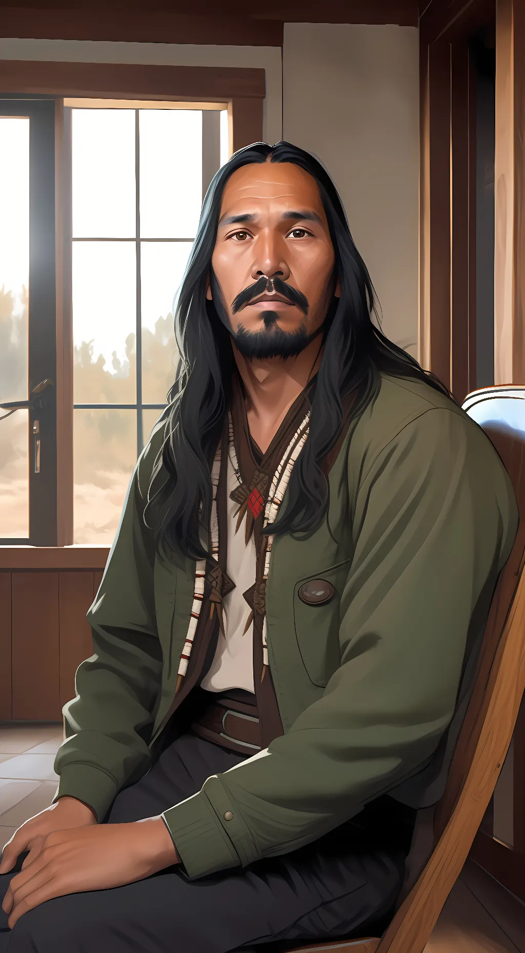 ai character: Naiche background