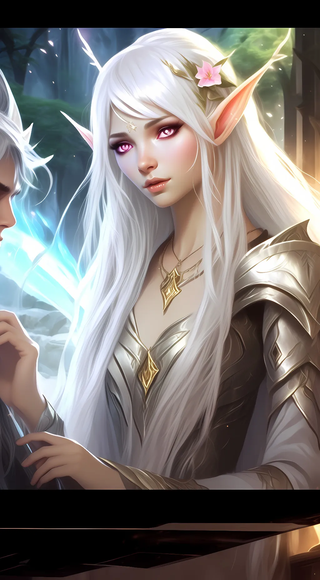 ai character: Queen Lillithea  background