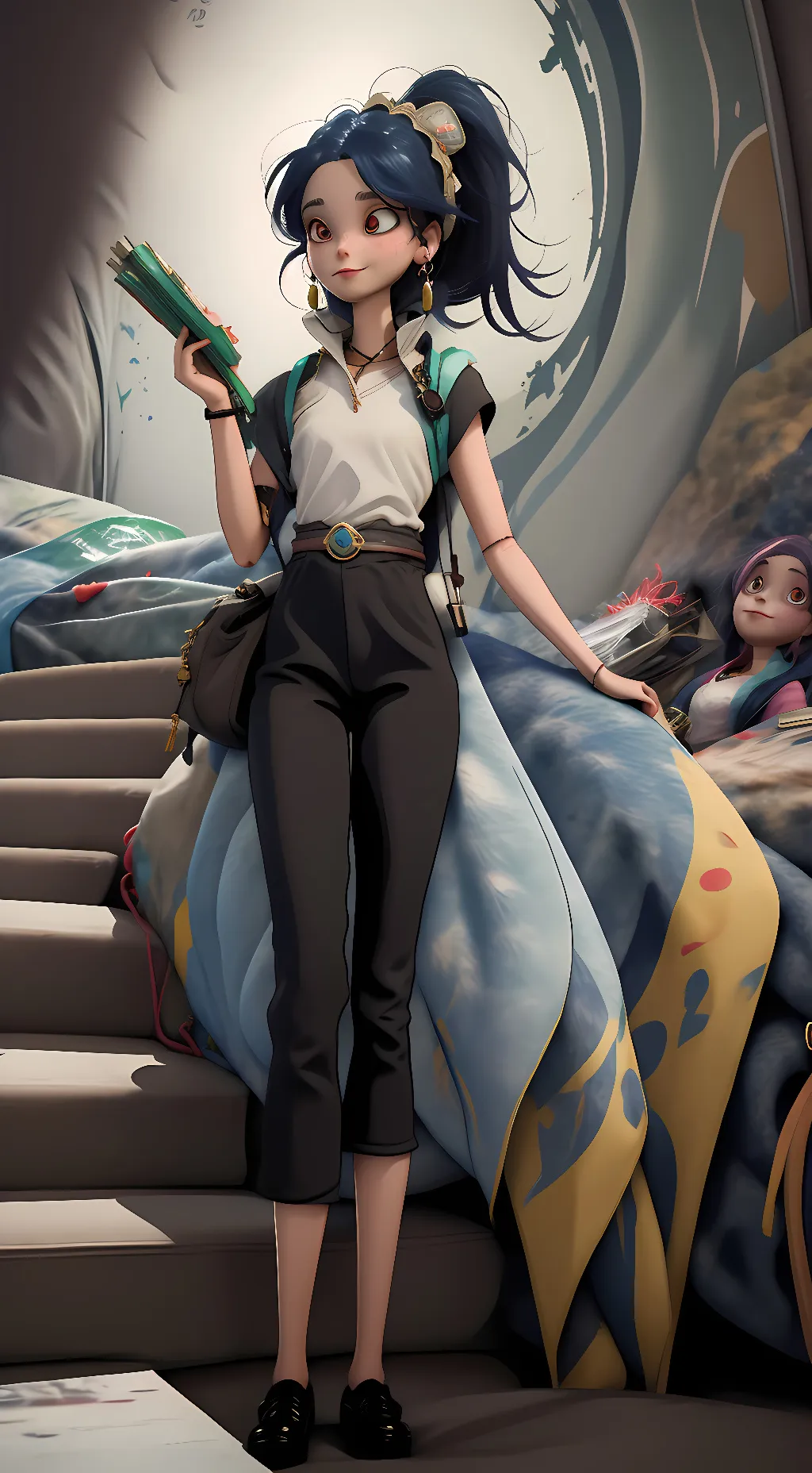 ai character: calia background