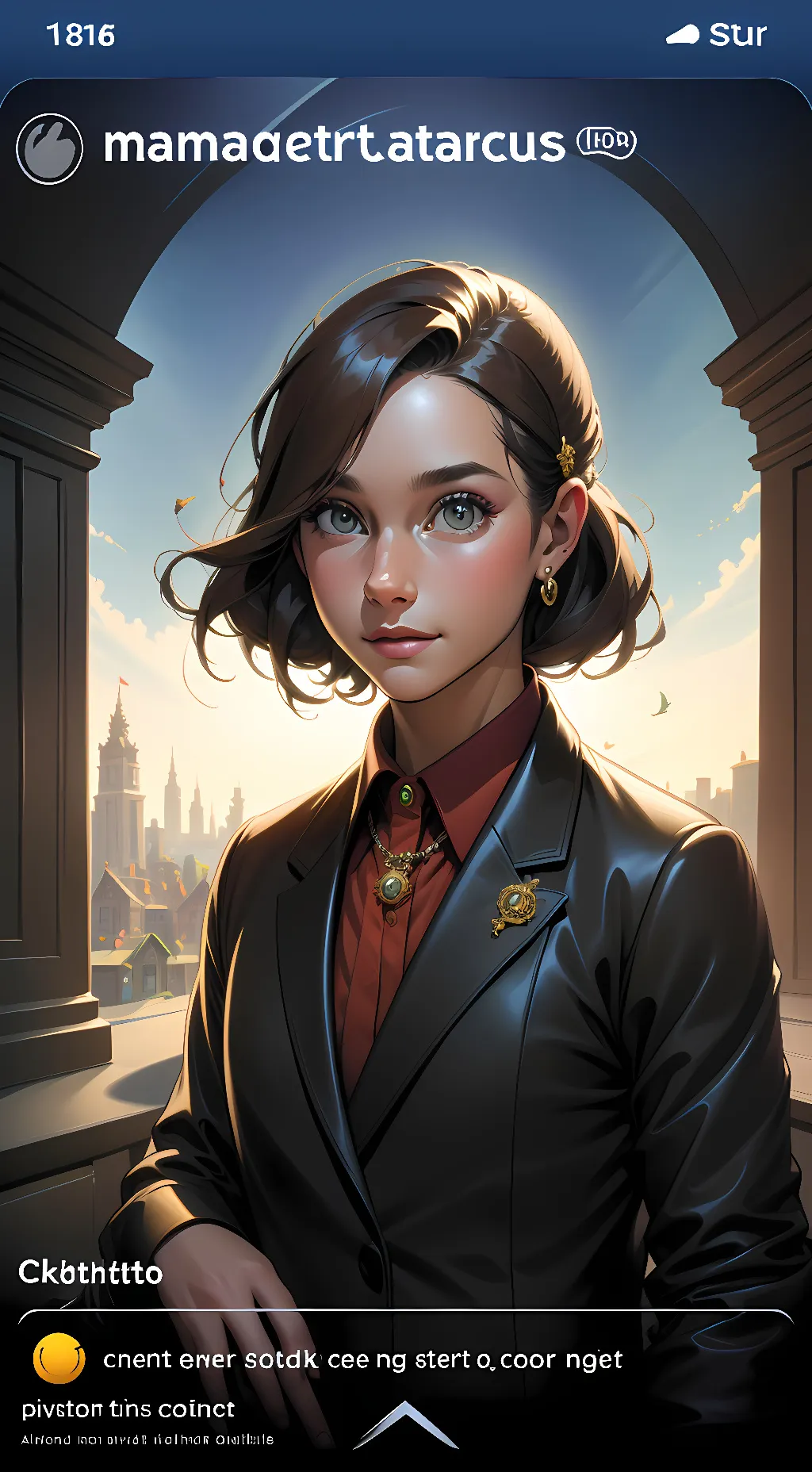 ai character: Olivia Sanders background