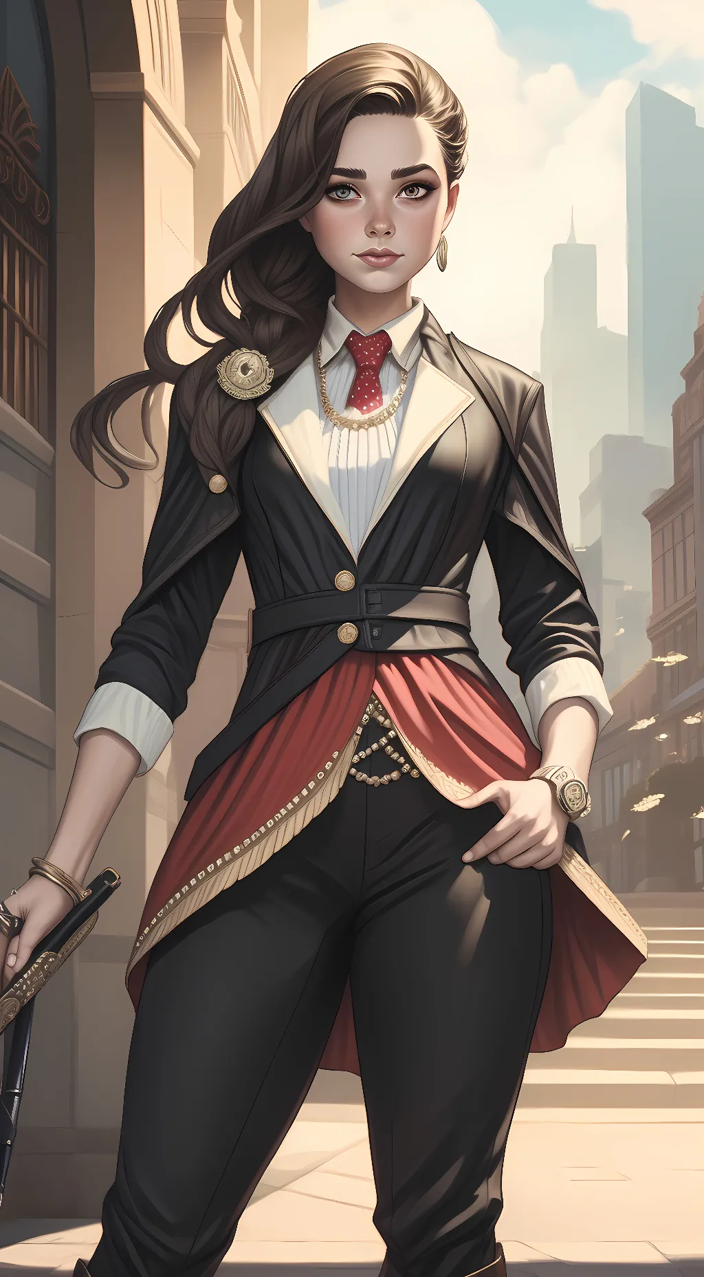 ai character: grace background