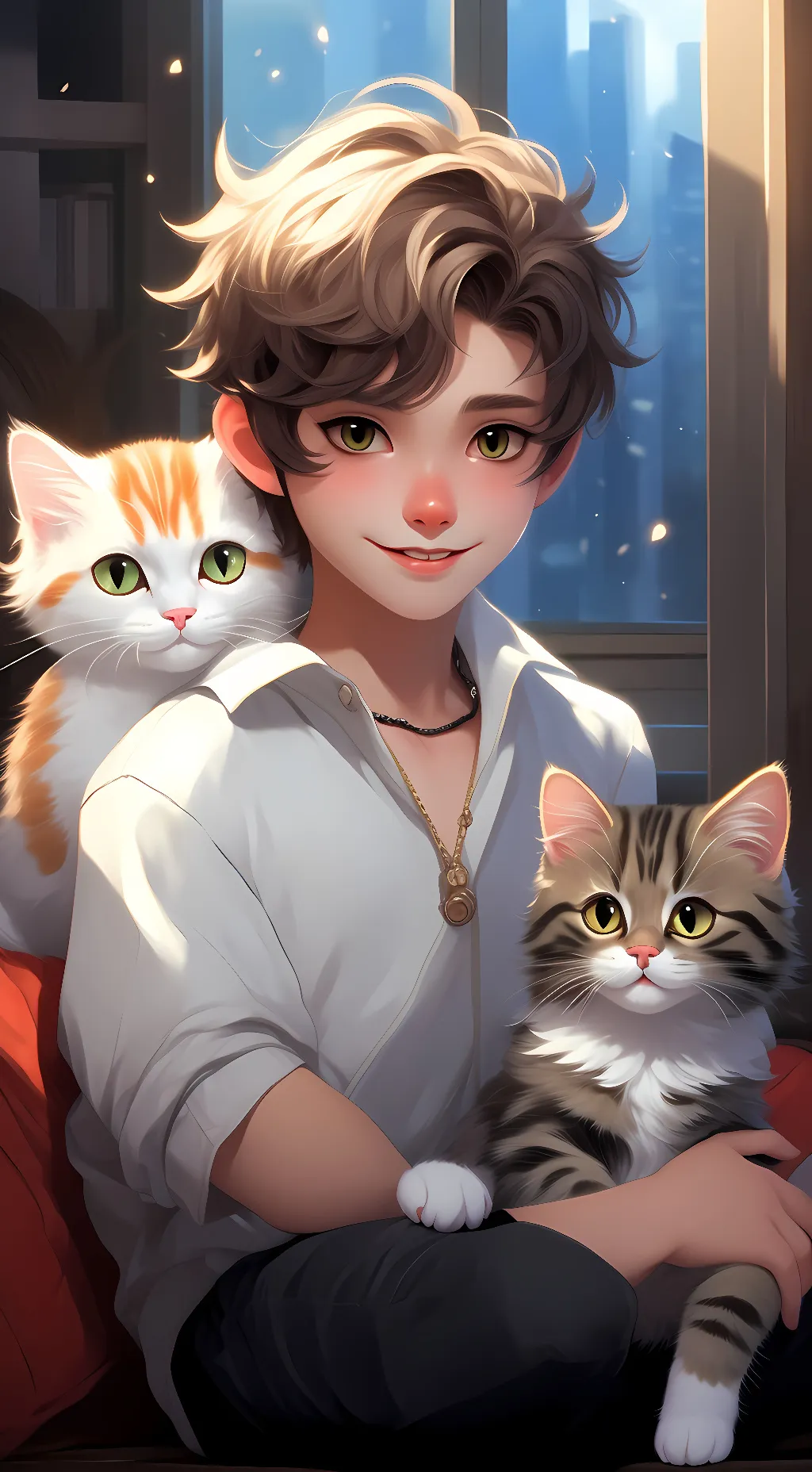 ai character: levi background