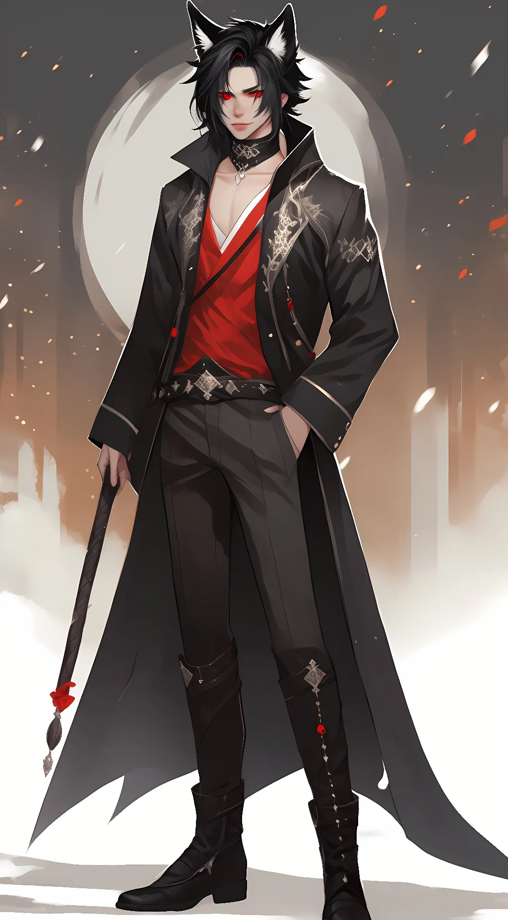 ai character: death background