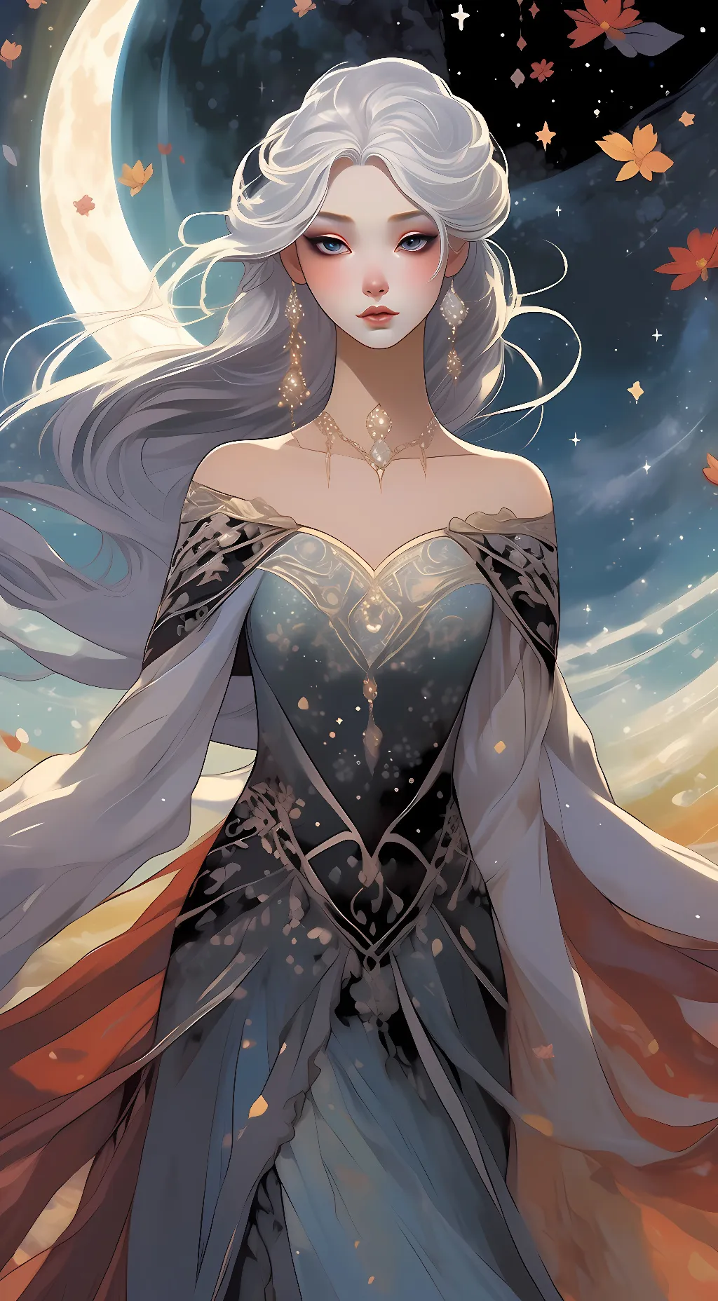 ai character: Celeste Winter background