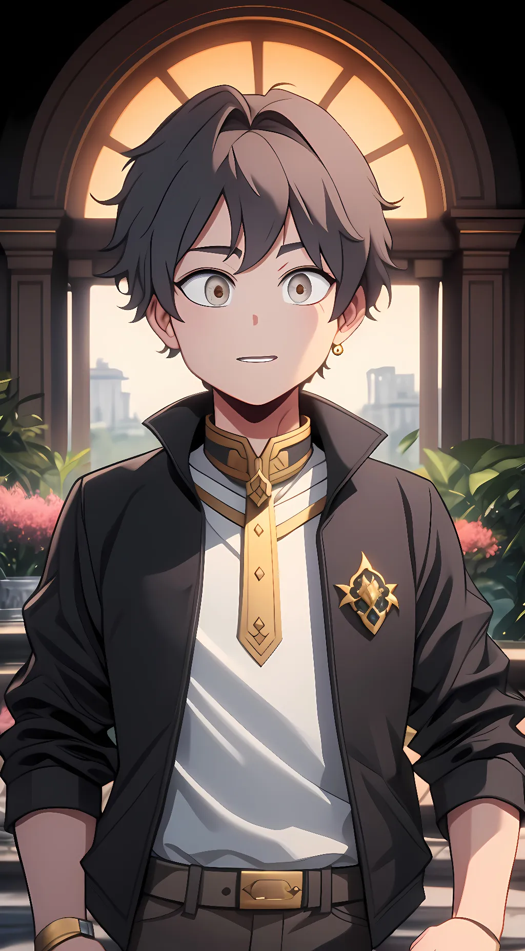 ai character: big G background