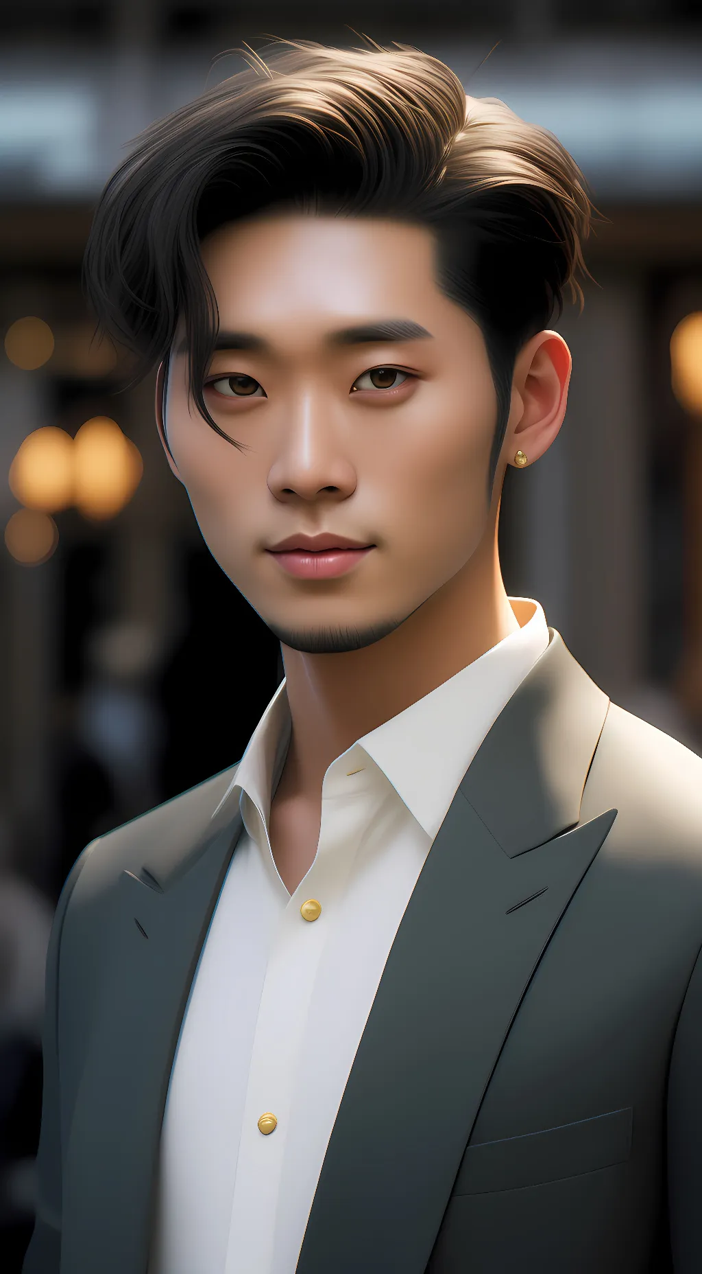 ai character: sauna background