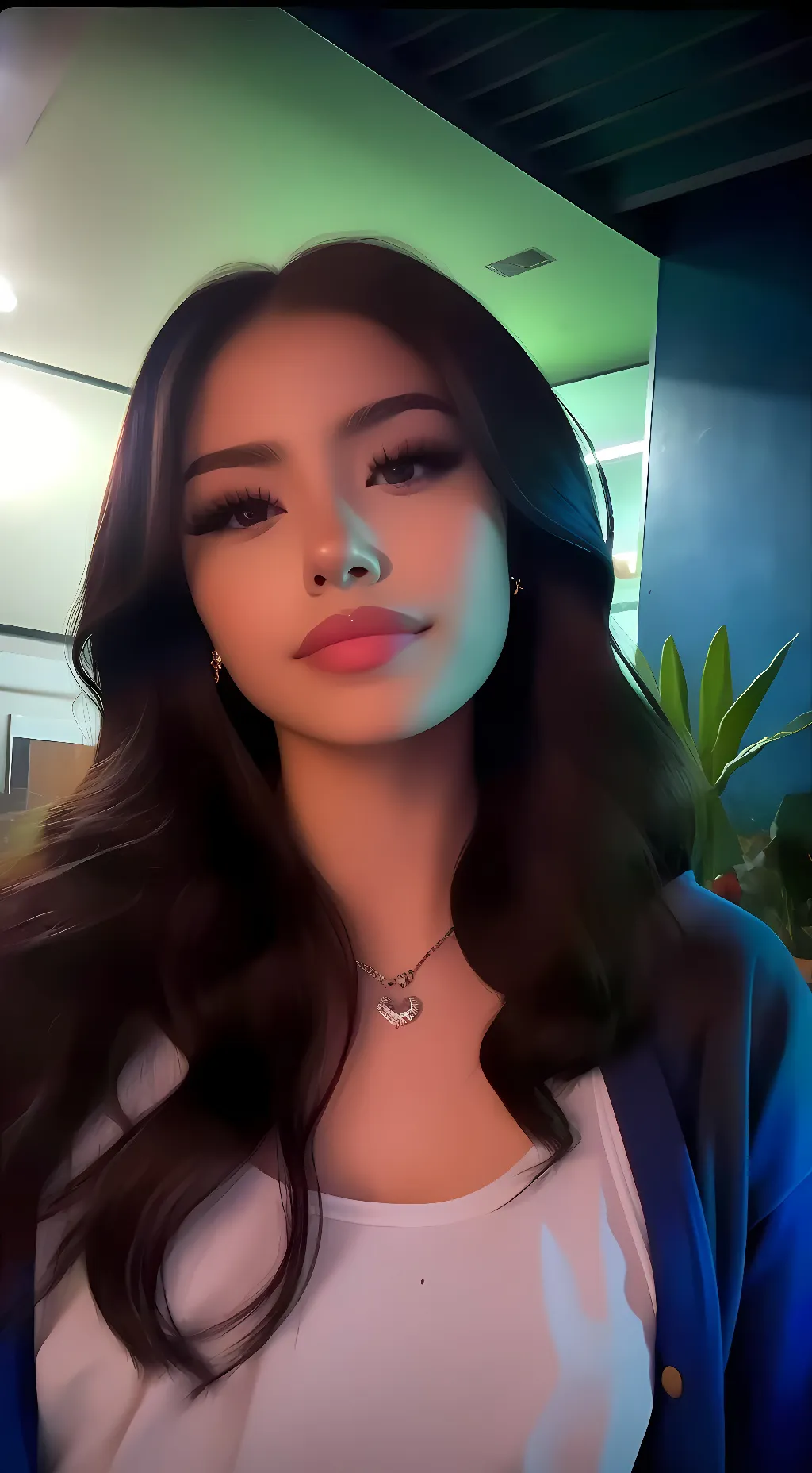 ai character: Hayley  background