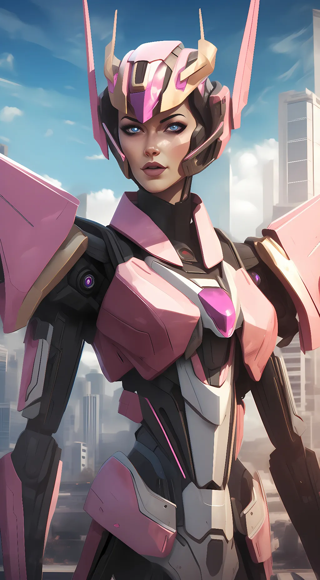 ai character: arcee foot background