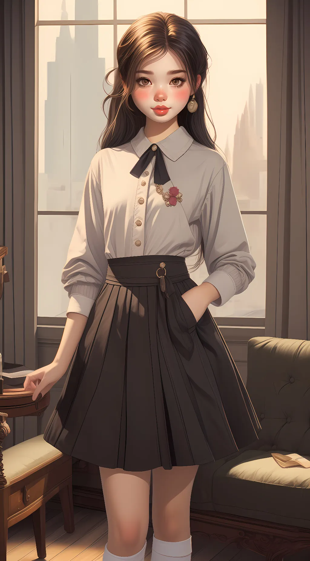 ai character: Void background