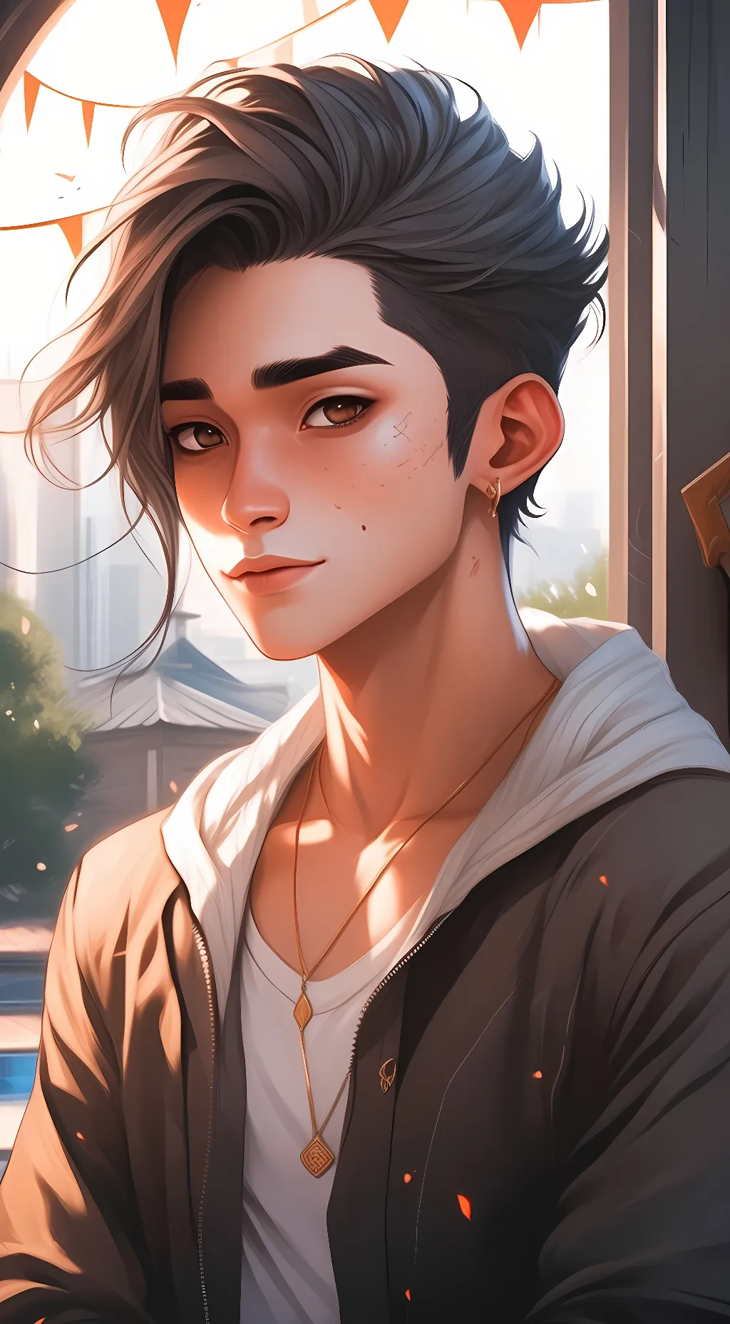 ai character: Lance background