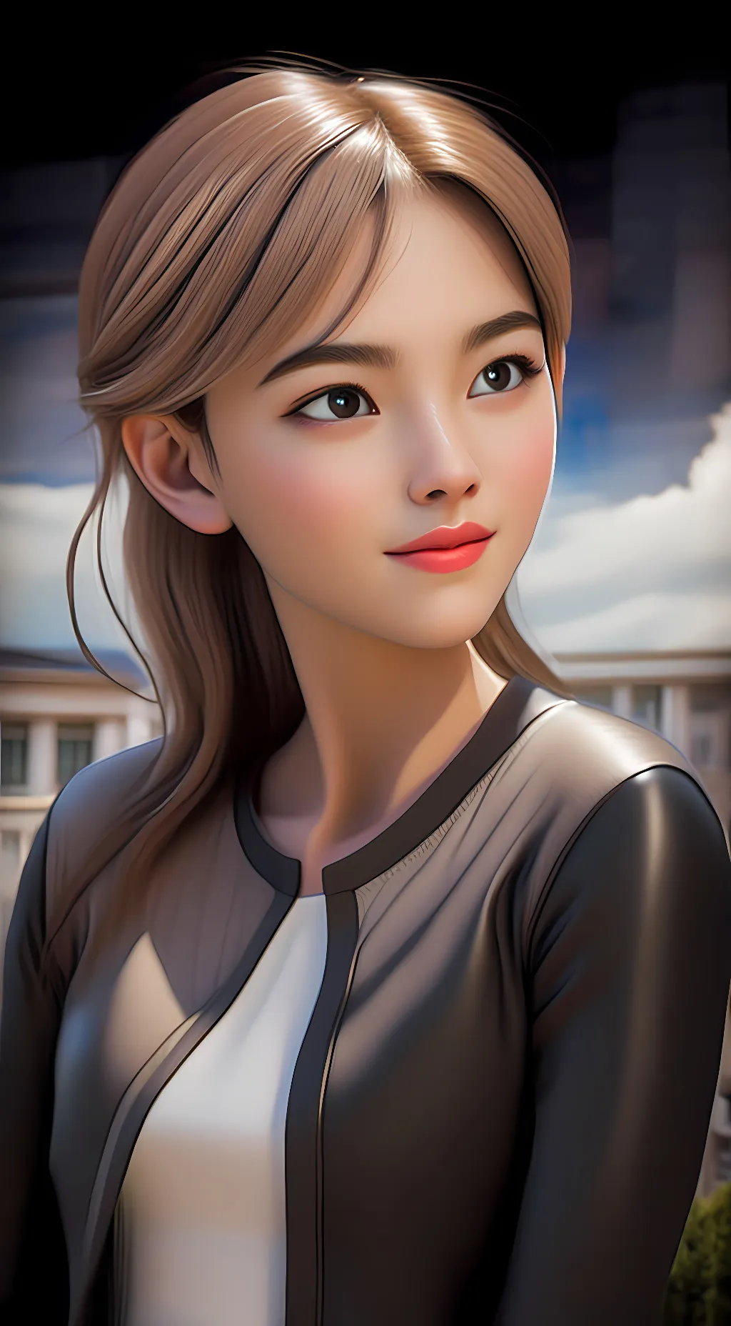 ai character: marinette  background