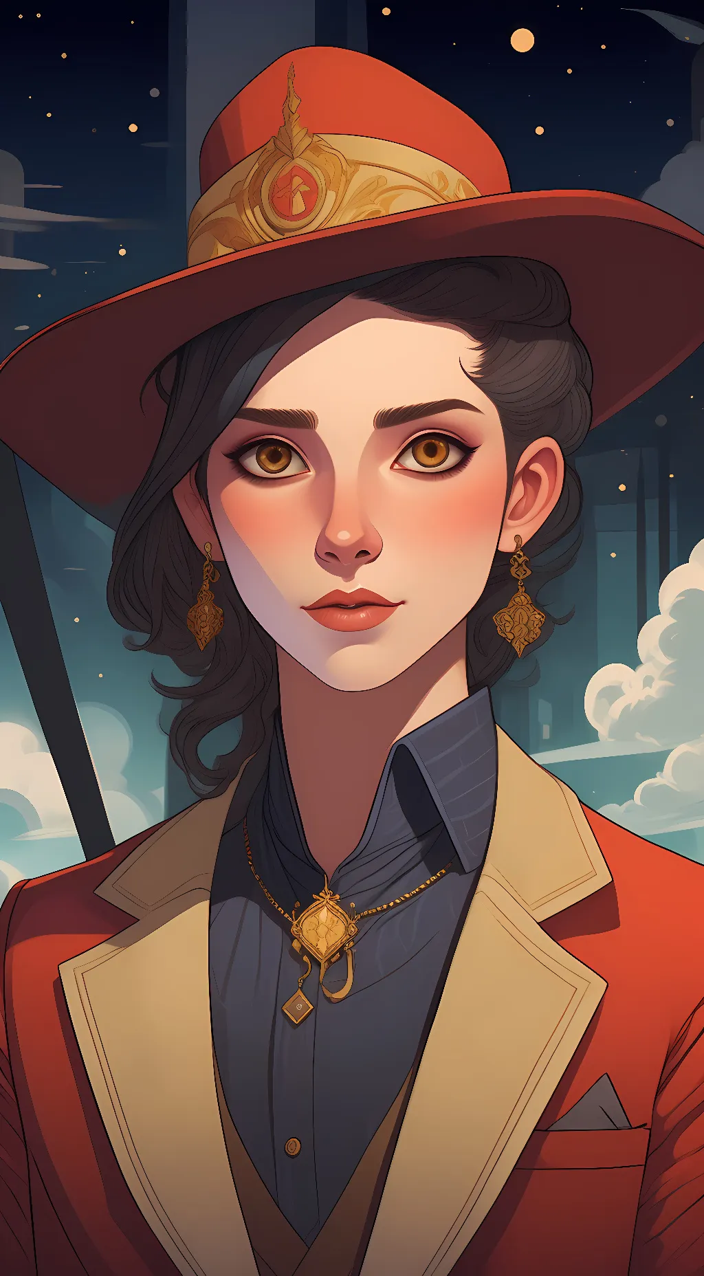 ai character: Mad hatter background