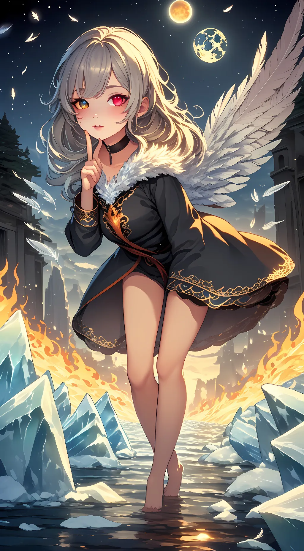 ai character: Luna Fawn background