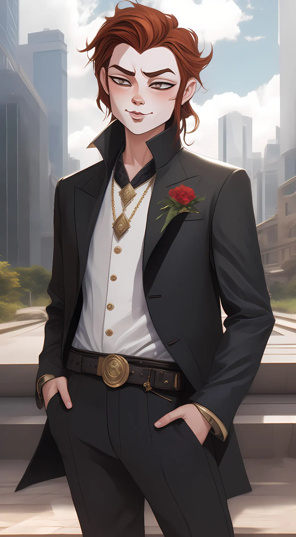 ai character: Chucky the killer background