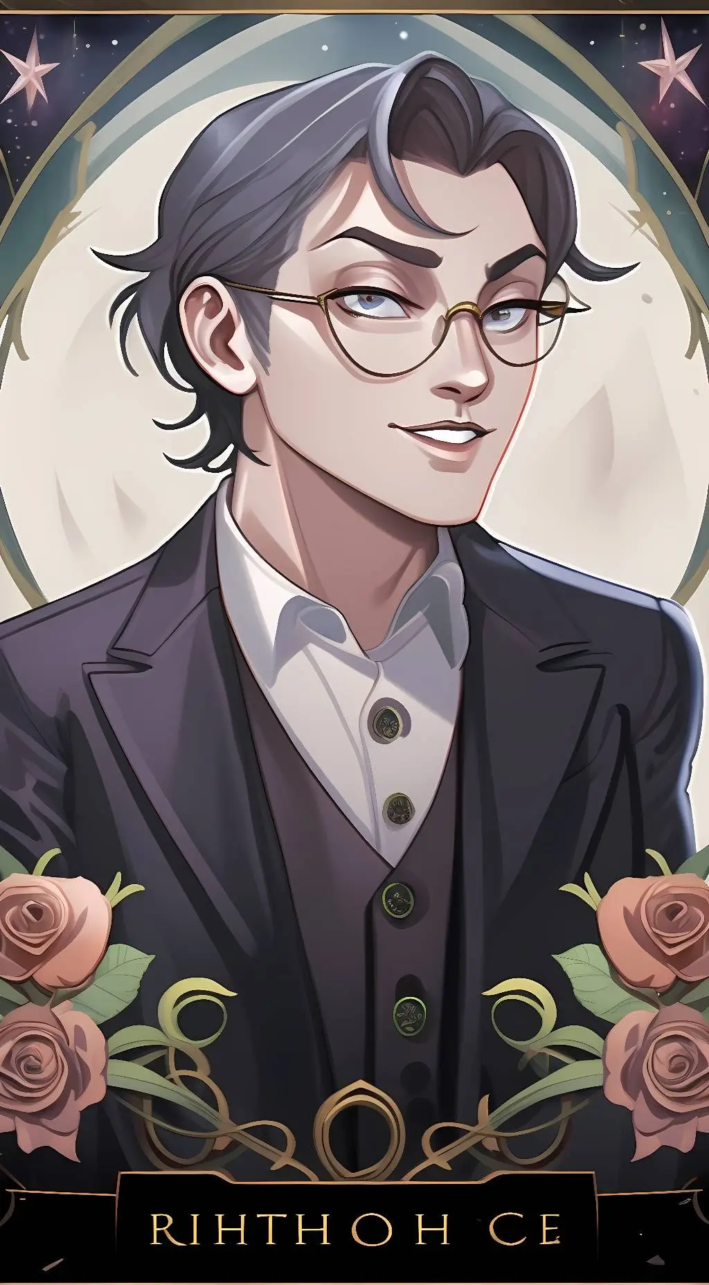 ai character: King Dice  background