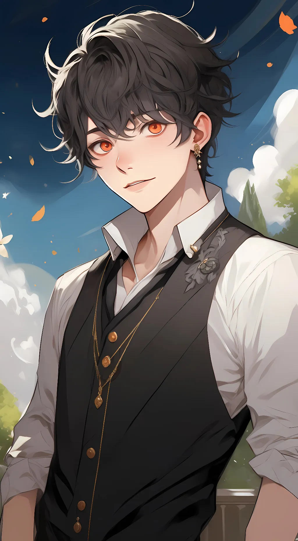 ai character: even background