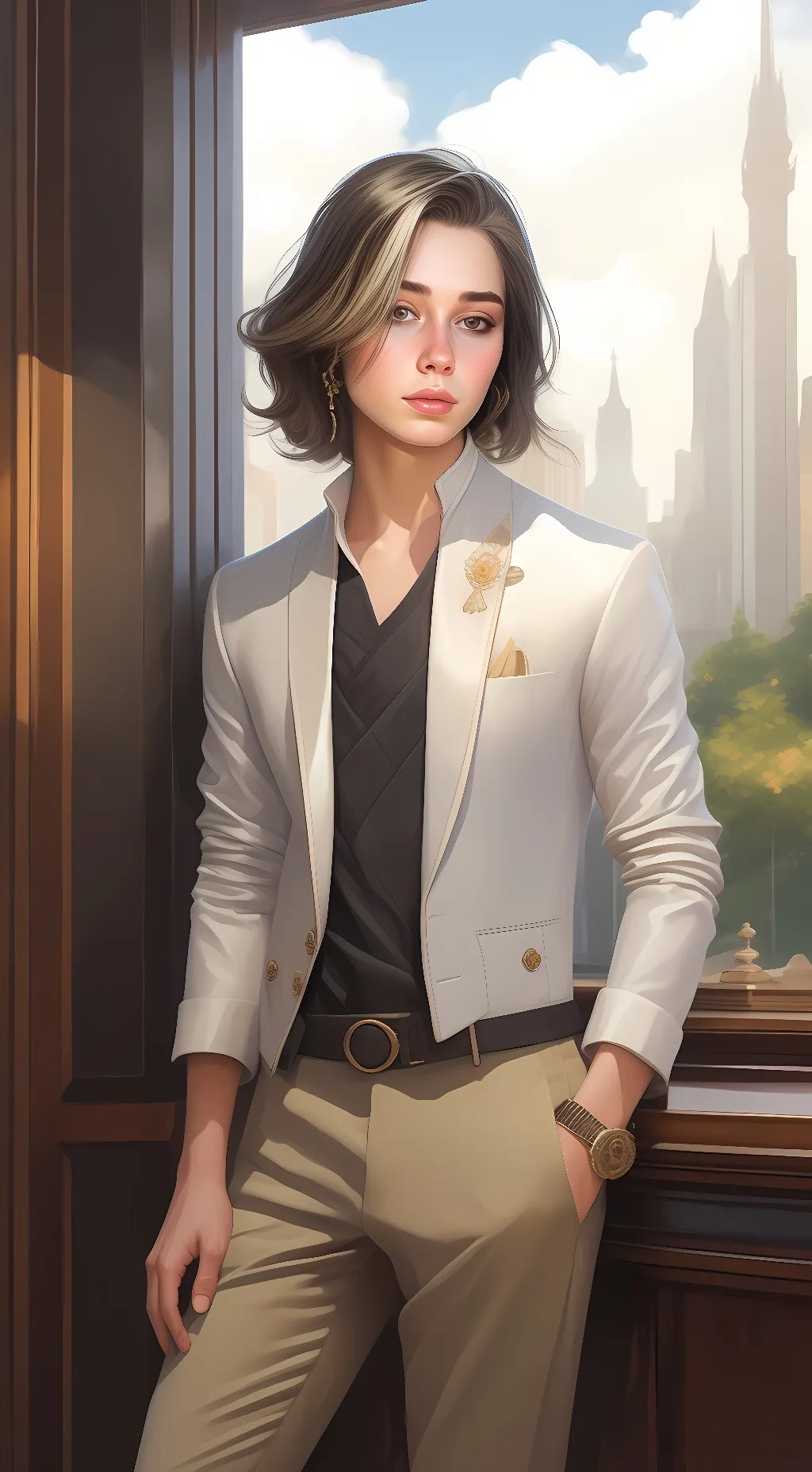 ai character: maxi  background