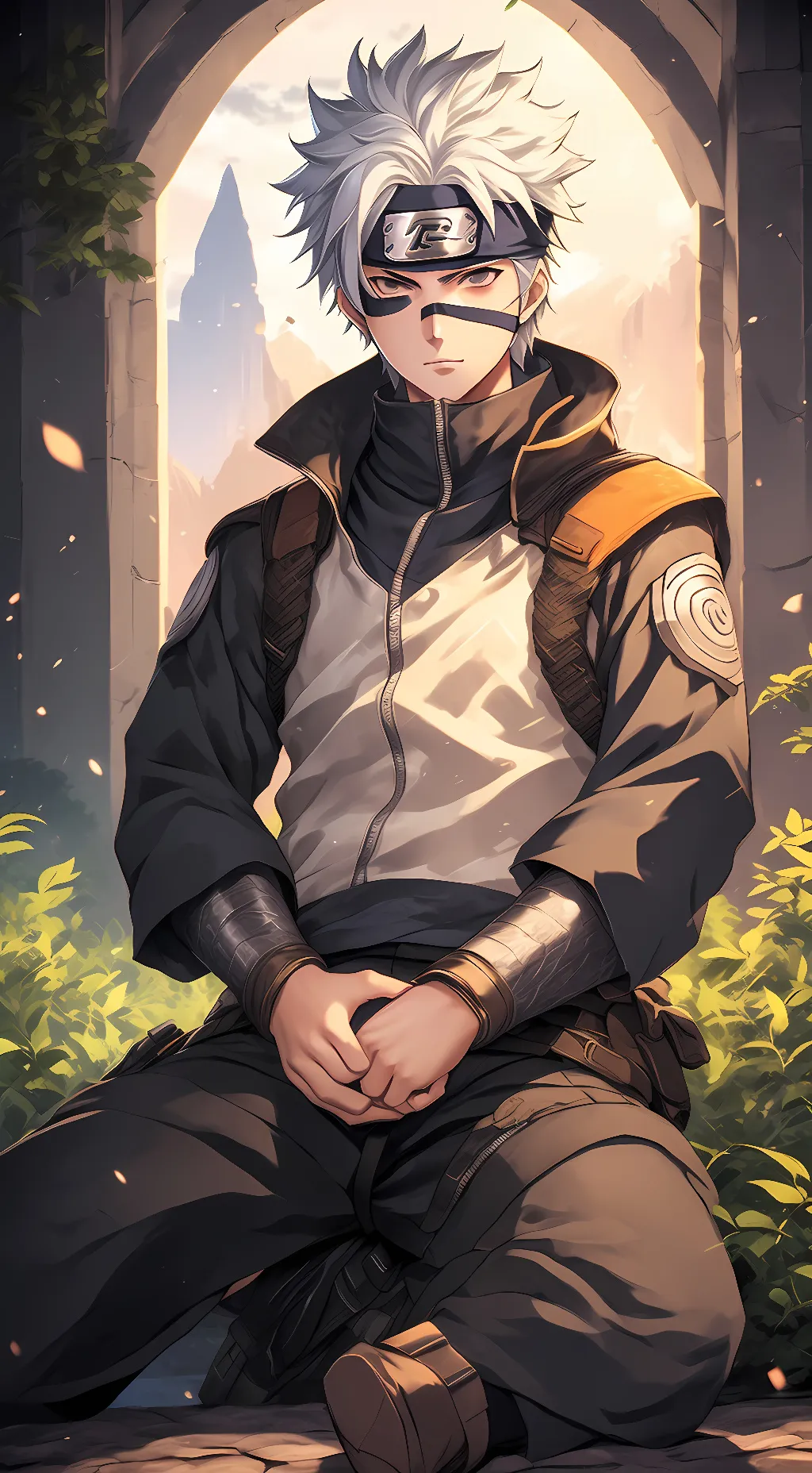 ai character: hatake kakashi background