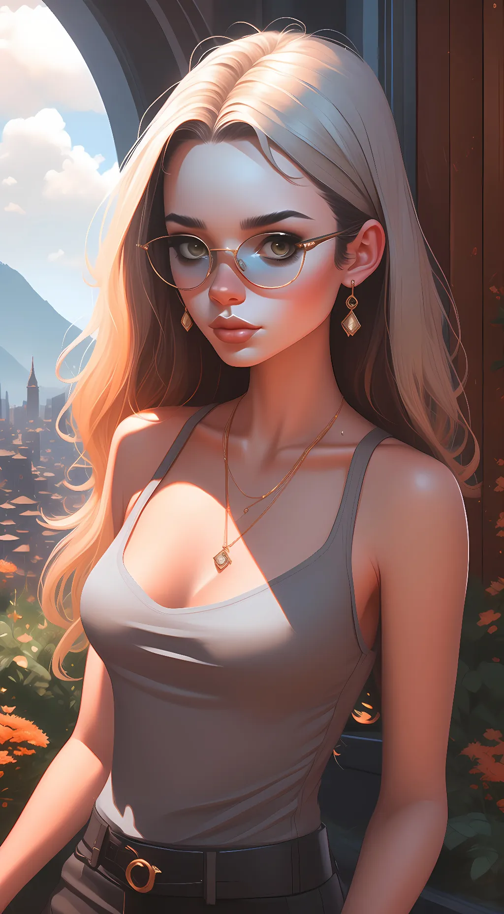 ai character: Nicole background