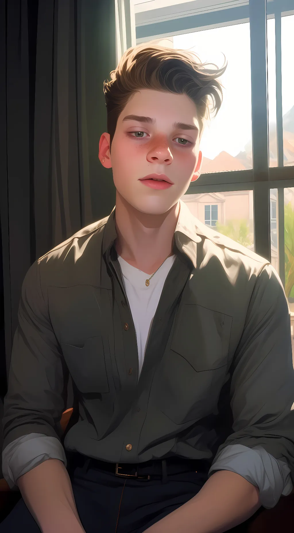 ai character: Tom background